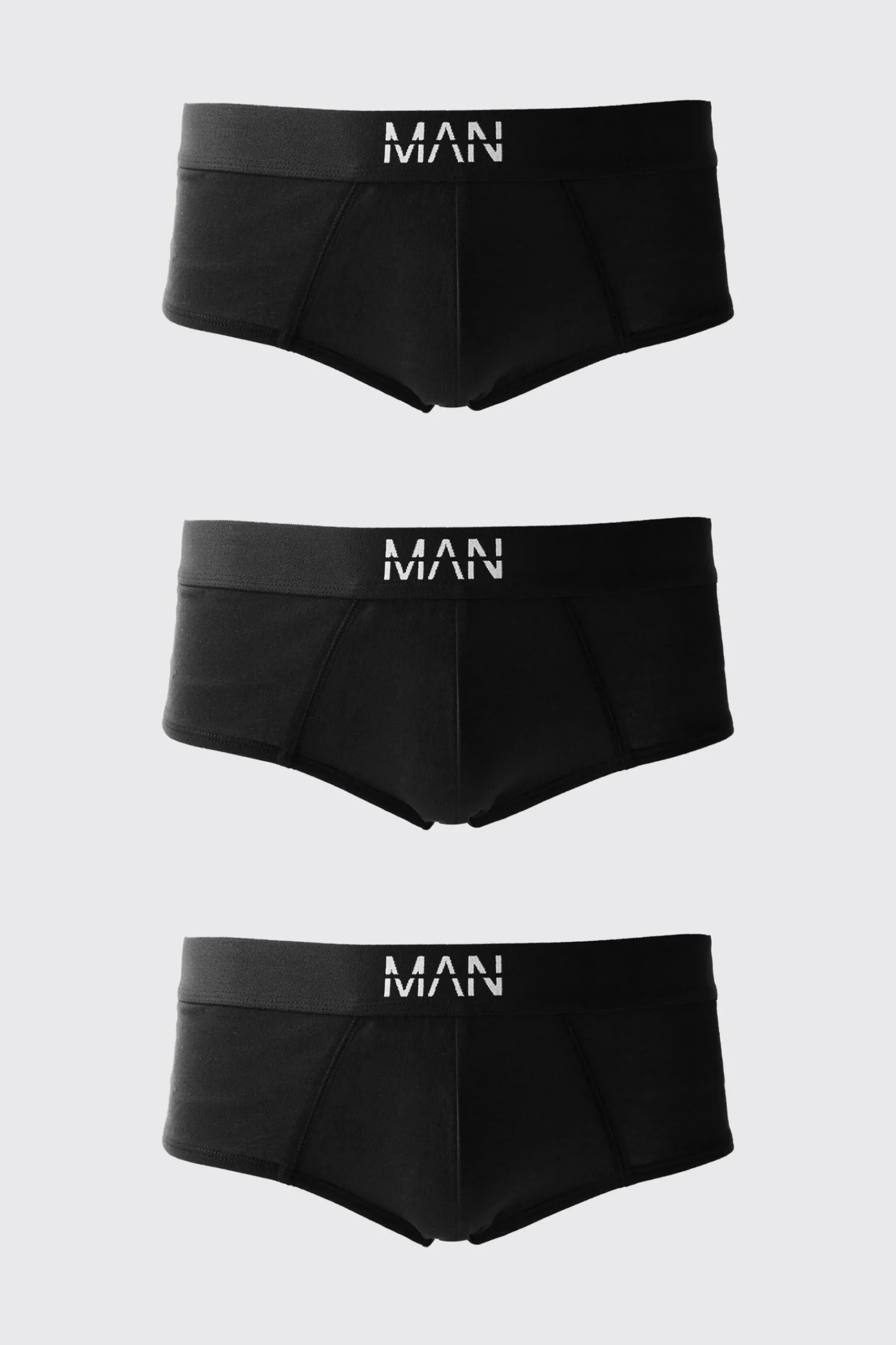 3 Pack Man Dash Briefs | BoohooMAN UK