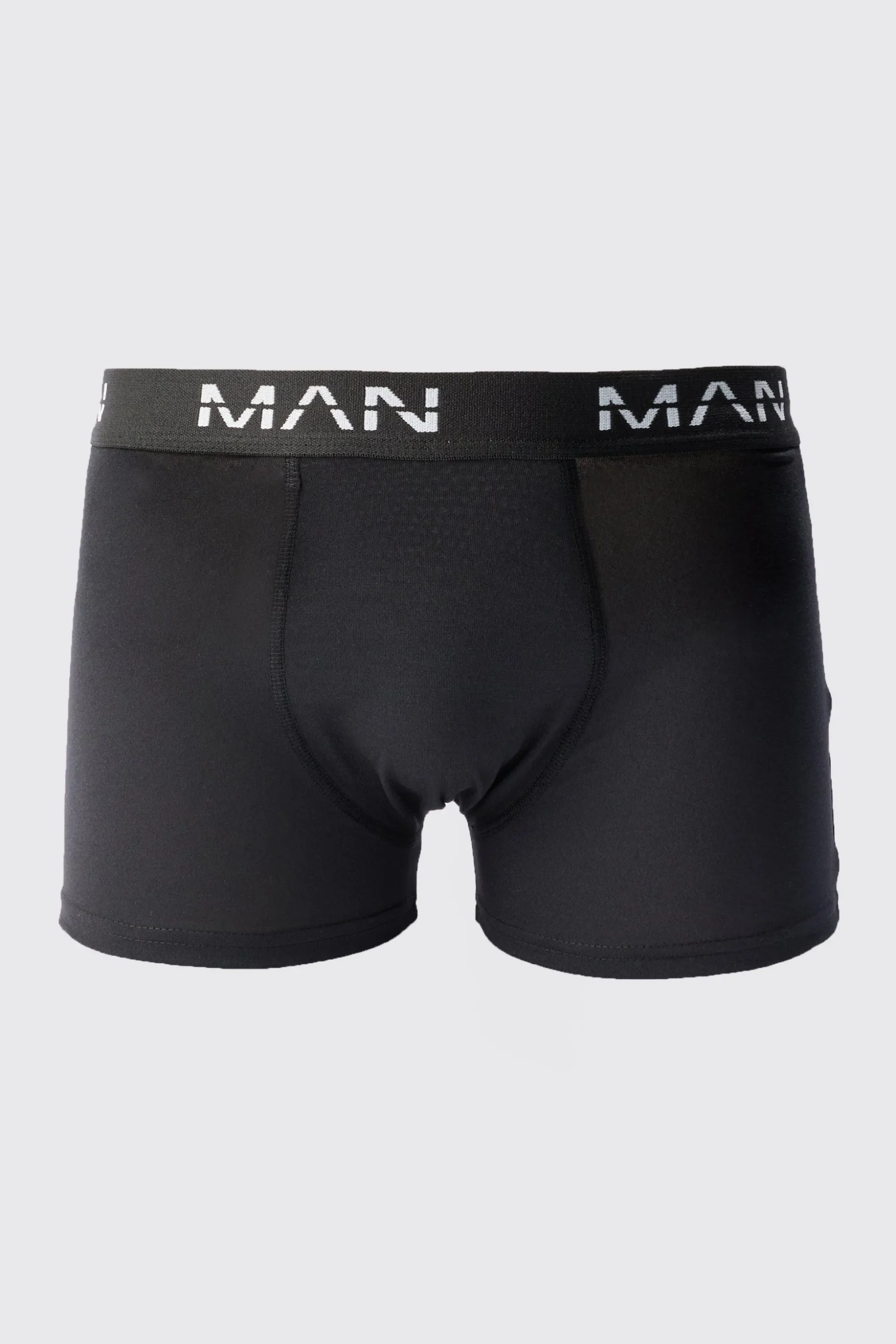 3 Pack Man Dash Mid Length Trunks | BoohooMAN UK