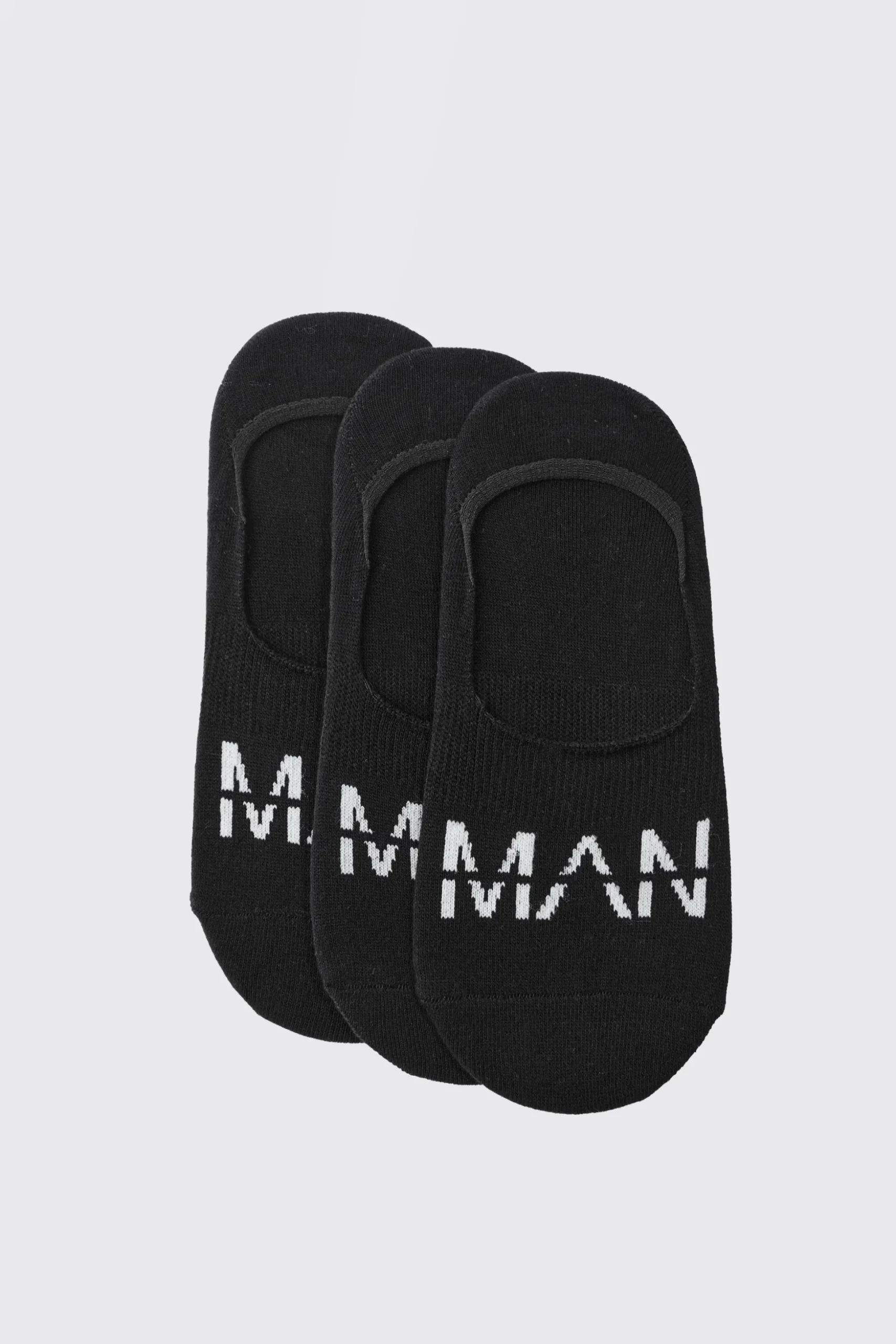 3 Pack Man Invisible Socks | BoohooMAN UK
