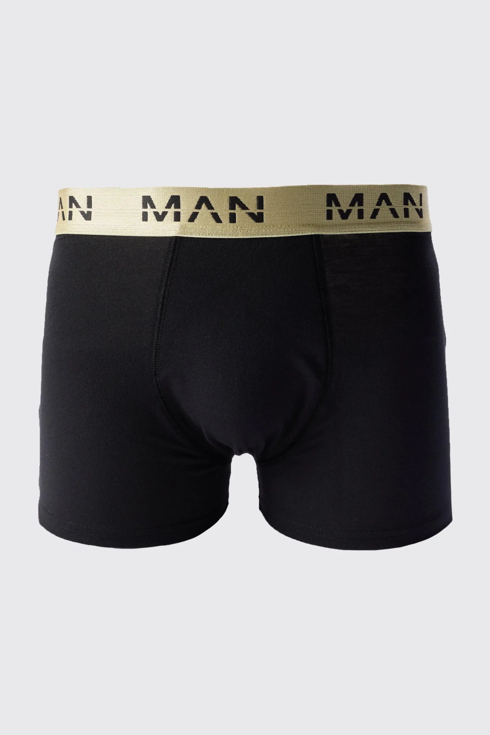 3 Pack Man Roman Gold Waistband Boxers In Multi | BoohooMAN UK