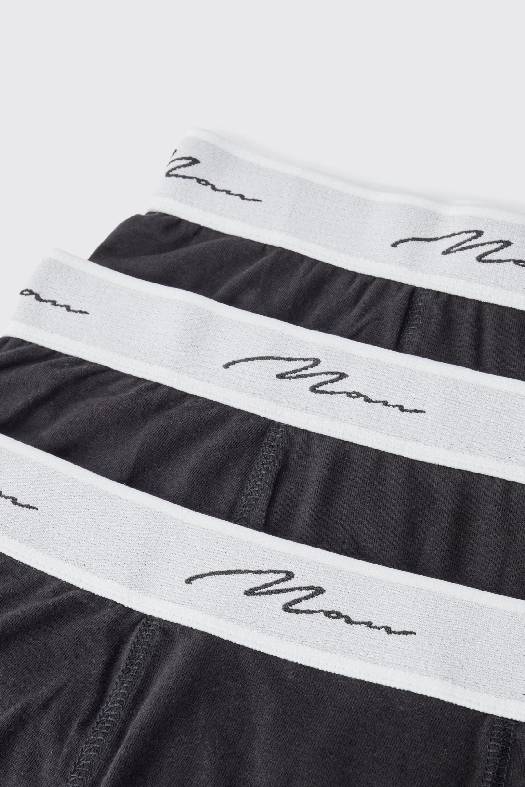3 Pack Man Signature Trunks | BoohooMAN UK