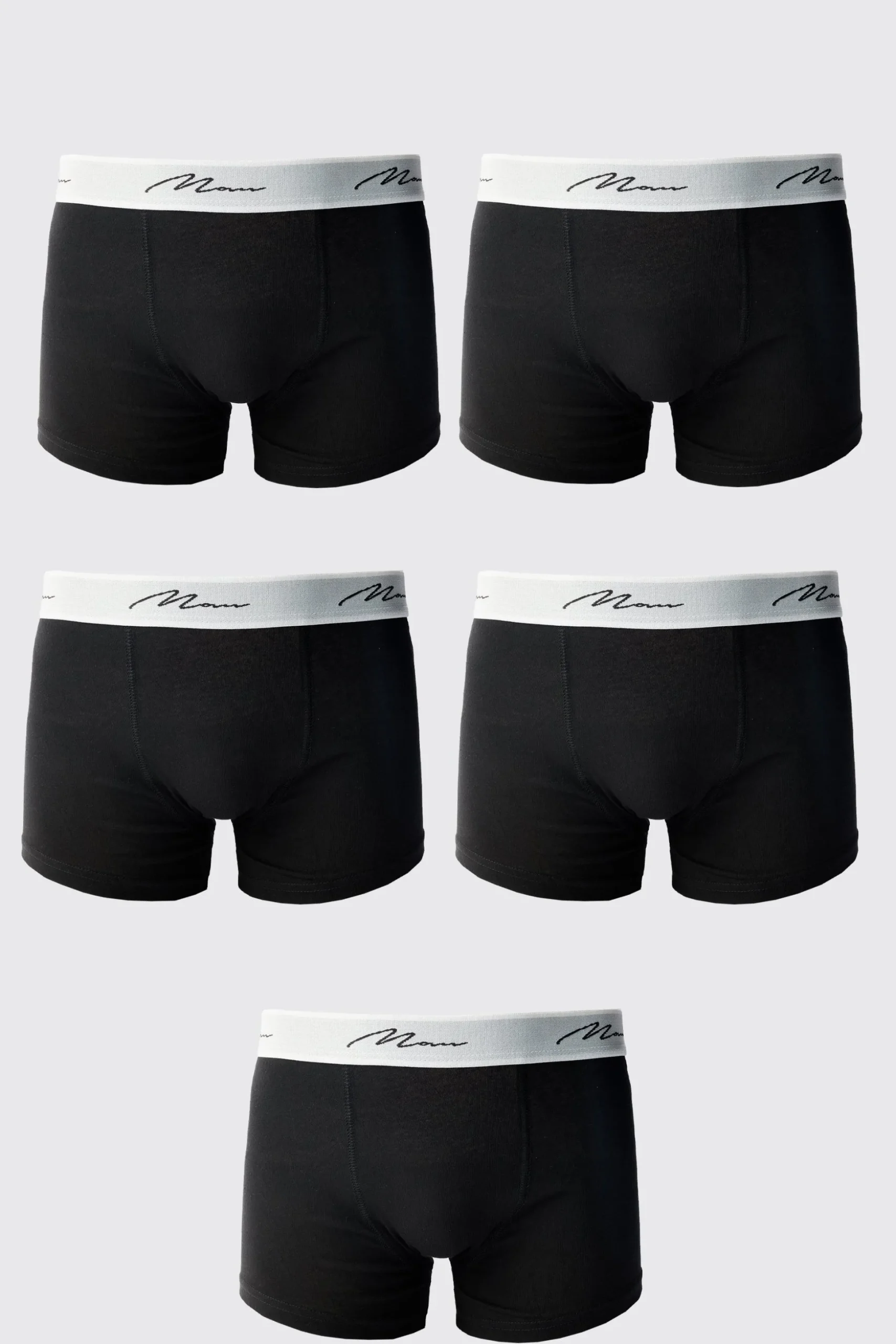5 Pack Man Signature Trunks | BoohooMAN UK