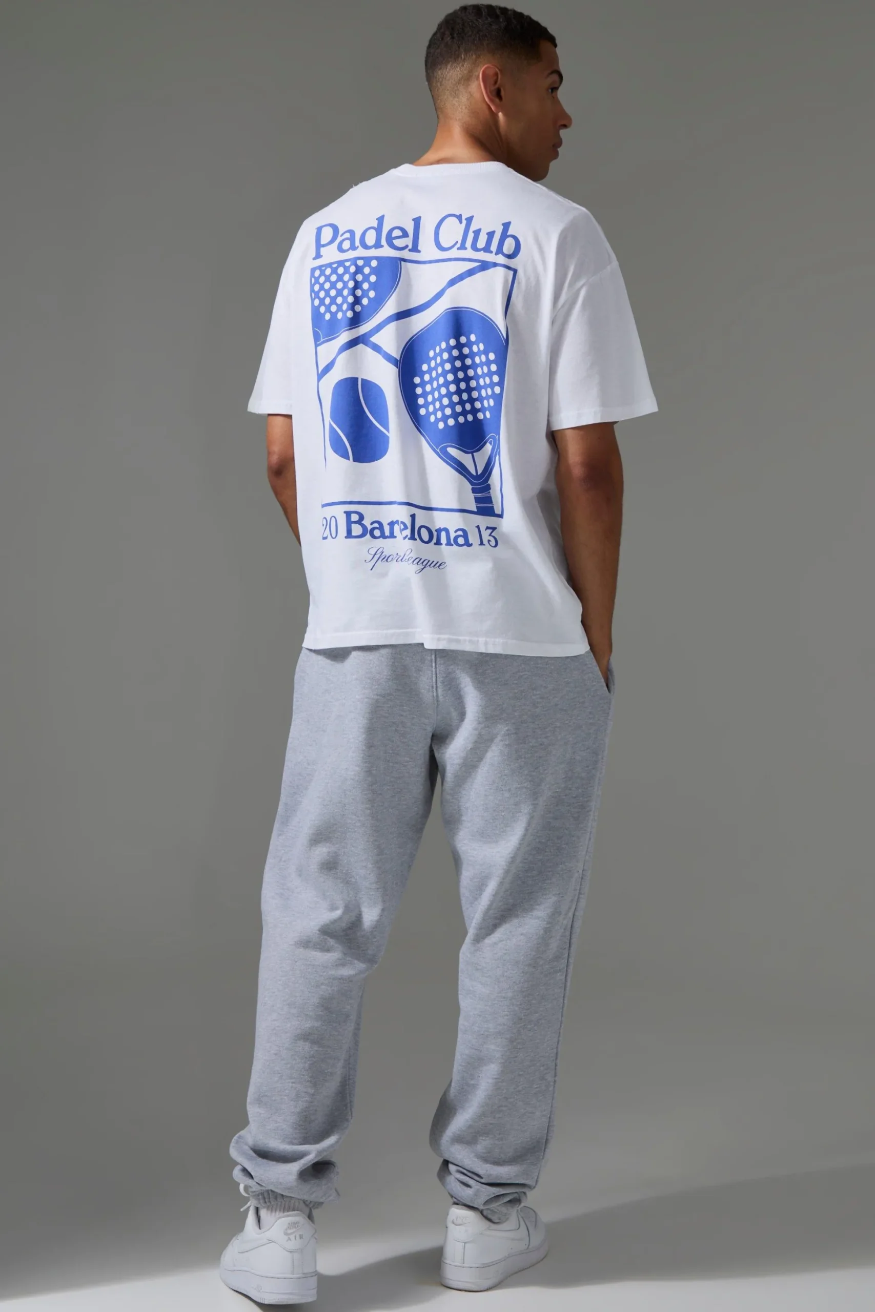 Active Oversized Padel Club Sports League T-shirt | BoohooMAN UK