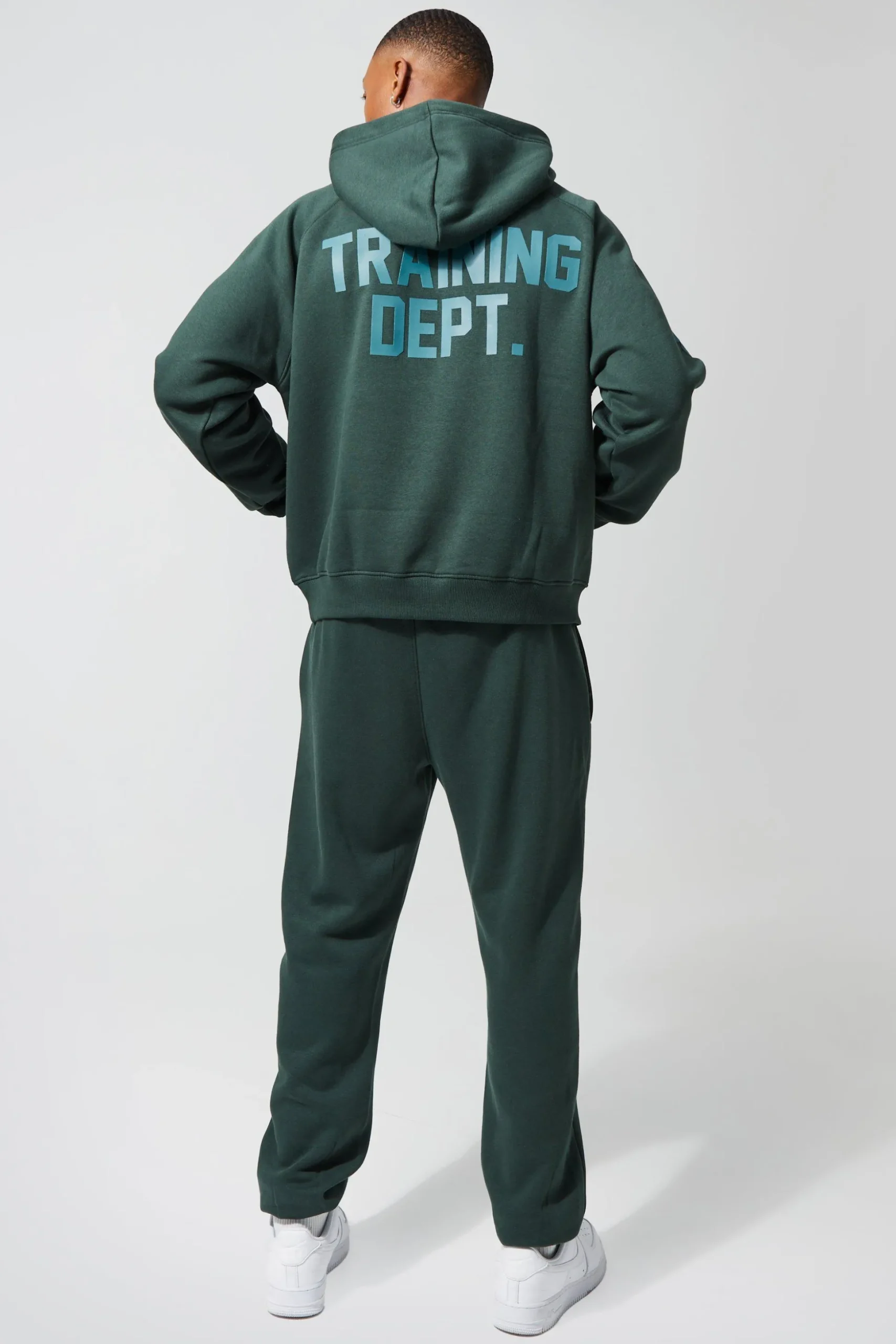 Active Training Dept Oversized Boxy Hoodie | BoohooMAN UK