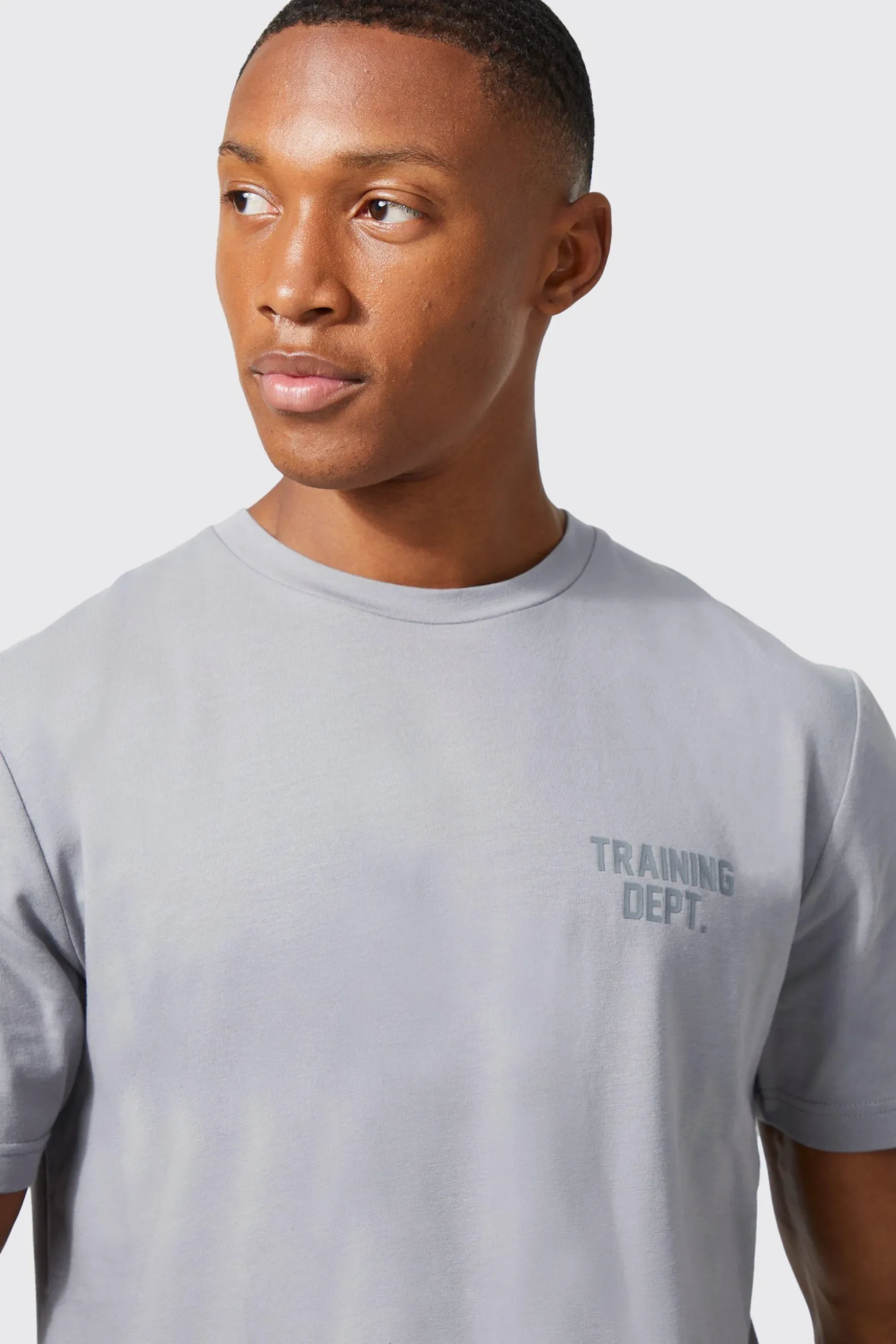 Active Training Dept Performance Slim T-shirt | BoohooMAN UK