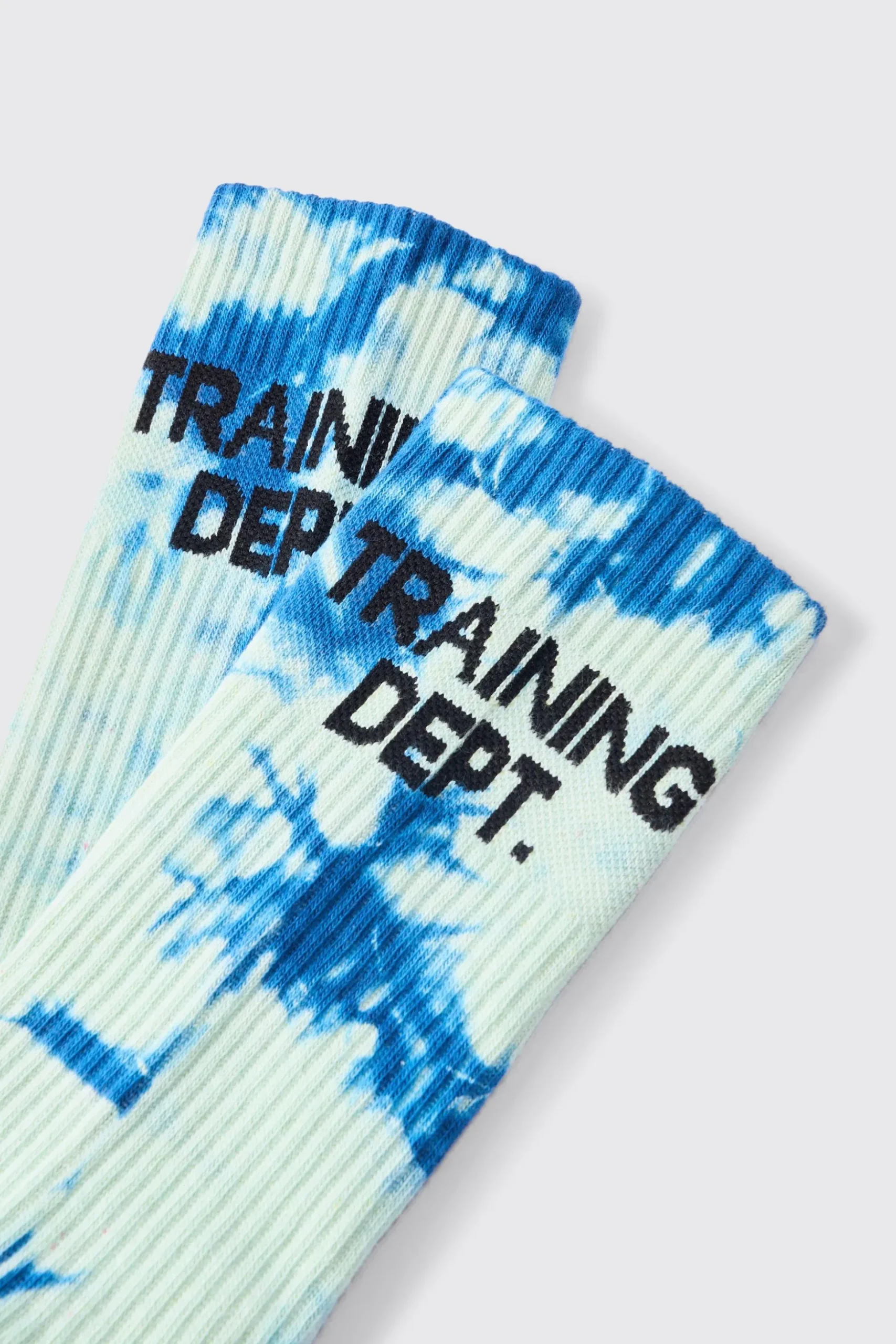 Active Training Dept Tie Dye Socks | BoohooMAN UK