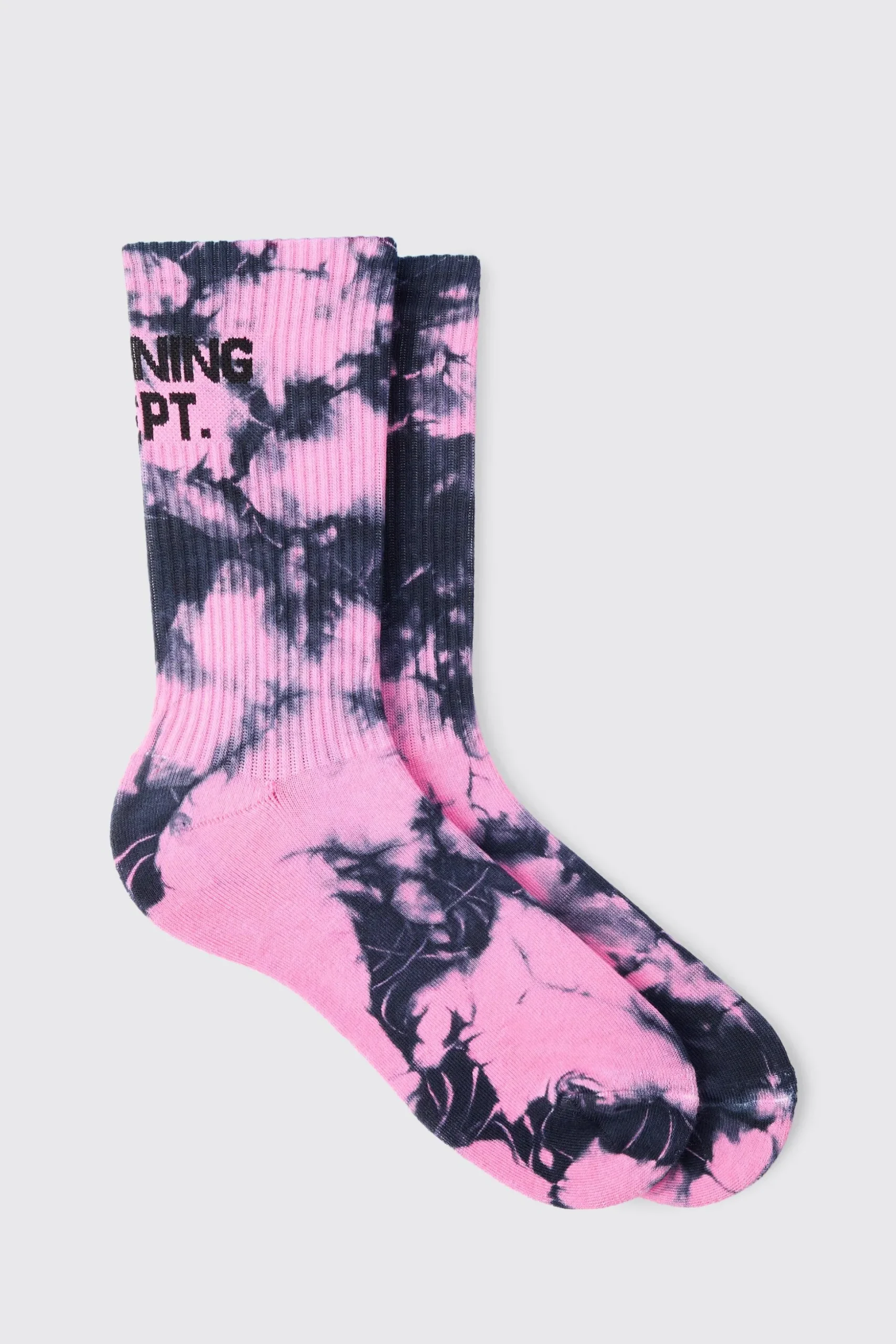 Active Training Dept Tie Dye Socks | BoohooMAN UK