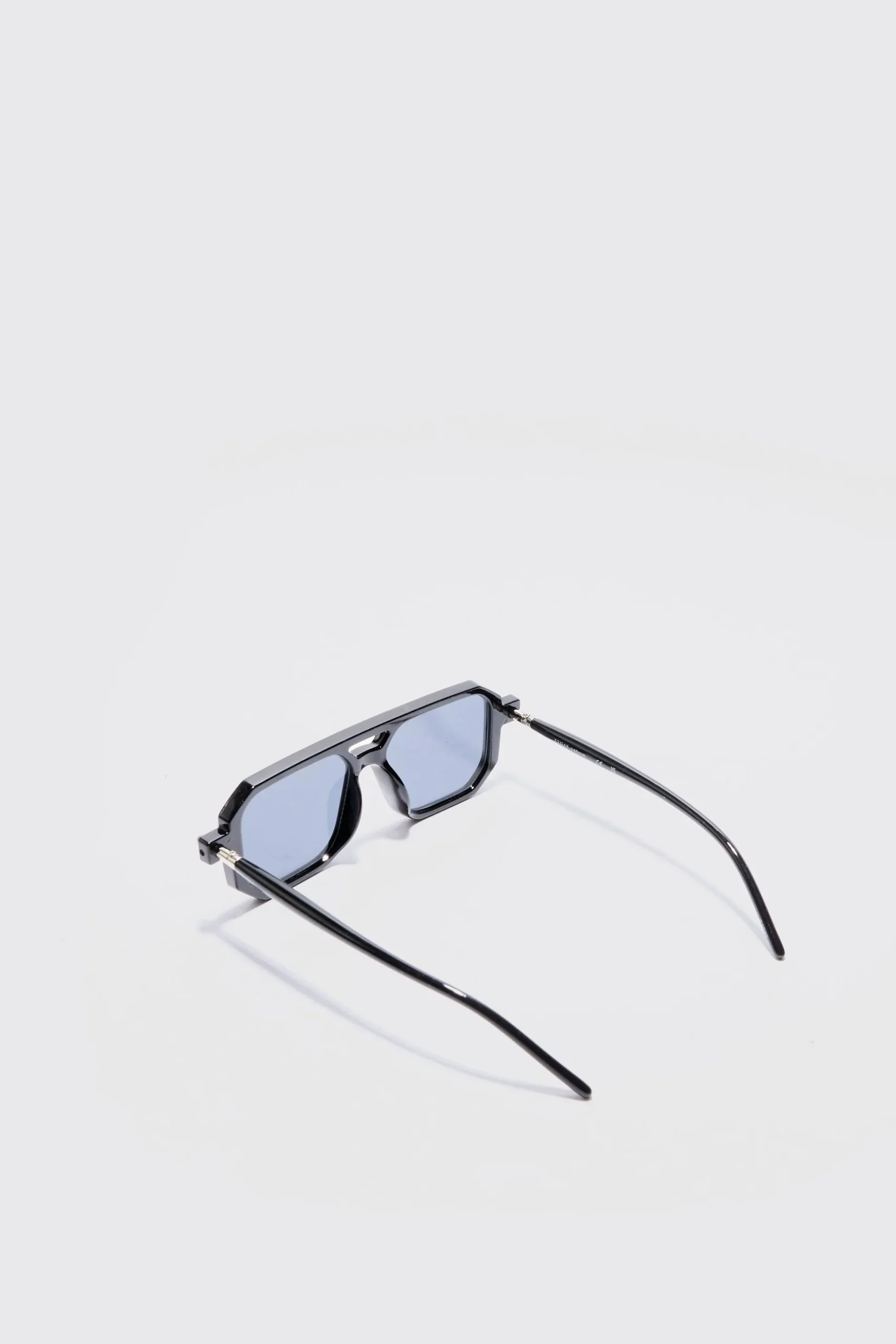 Aviator Sunglasses In Black | BoohooMAN UK
