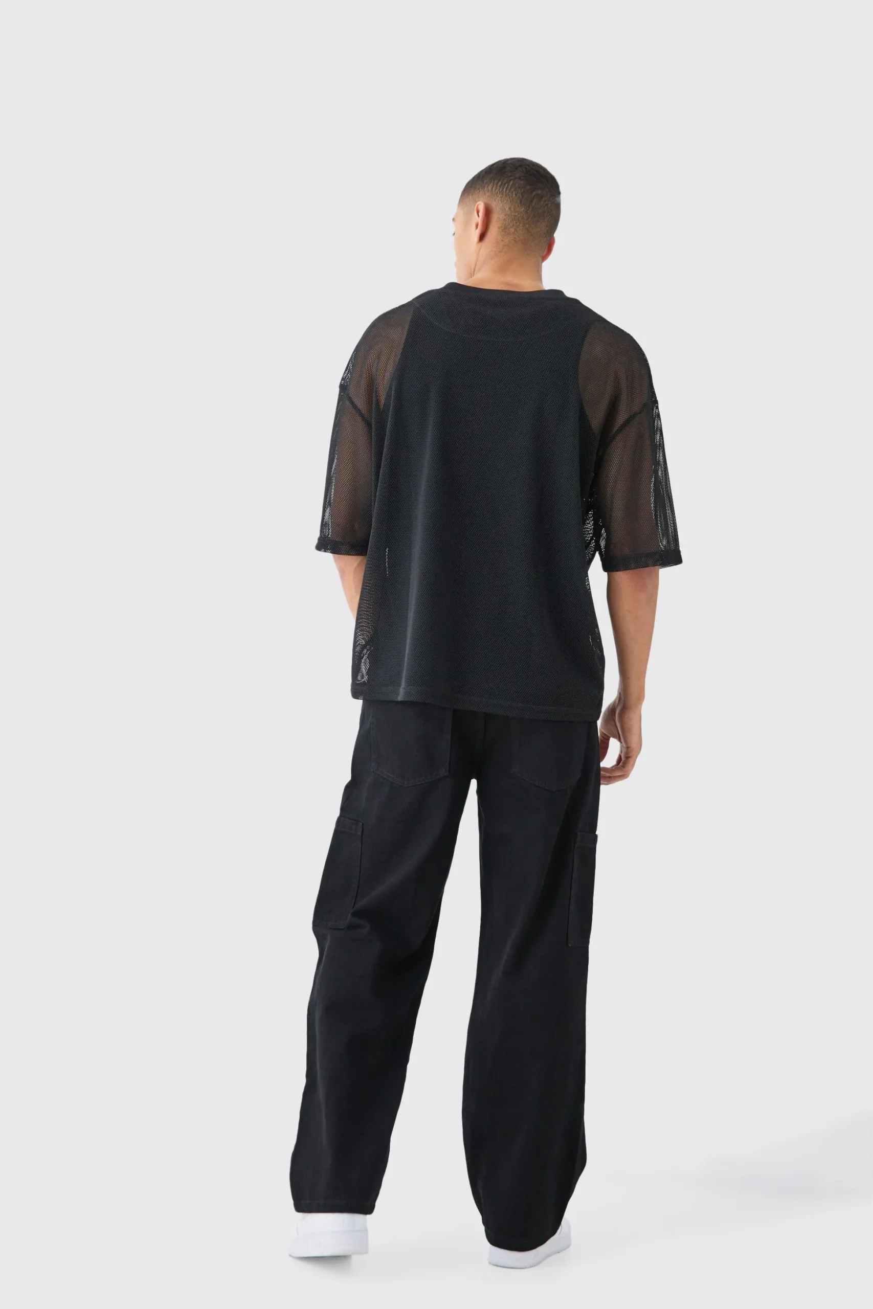 Baggy Rigid Cargo Jean | BoohooMAN UK