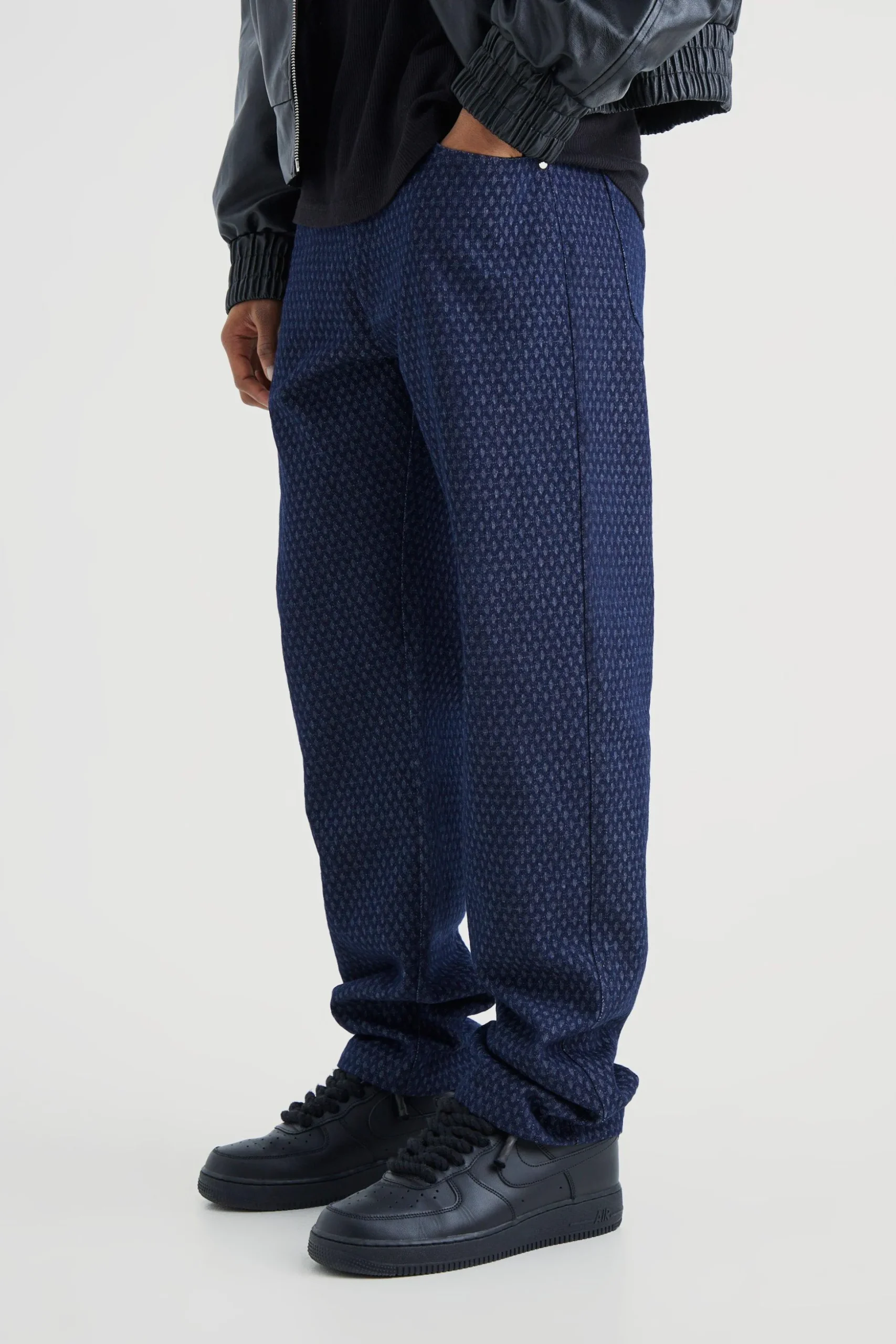 Baseball Denim Shirt And Jeans Set | BoohooMAN UK