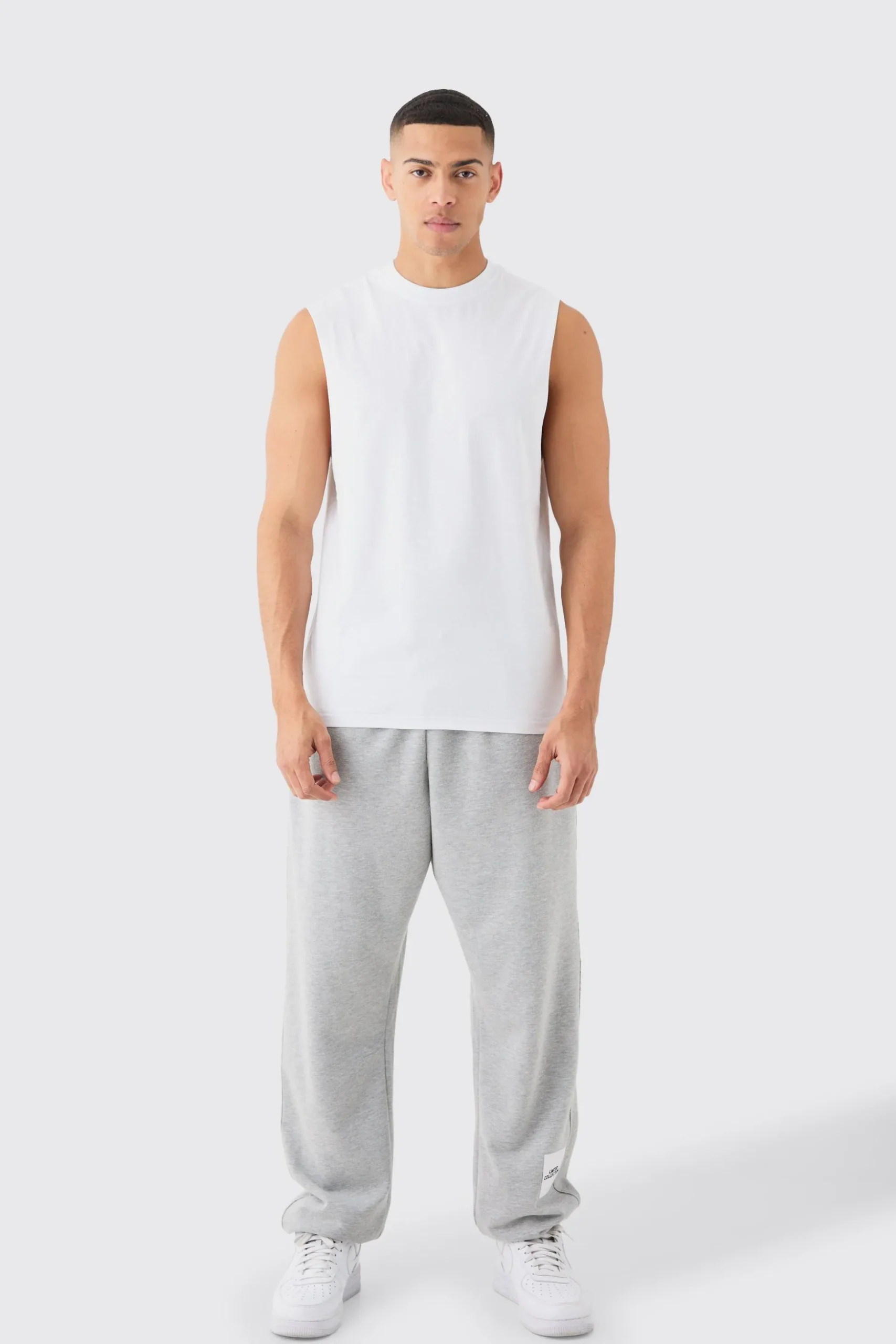 Basic Drop Armhole Tank | BoohooMAN UK