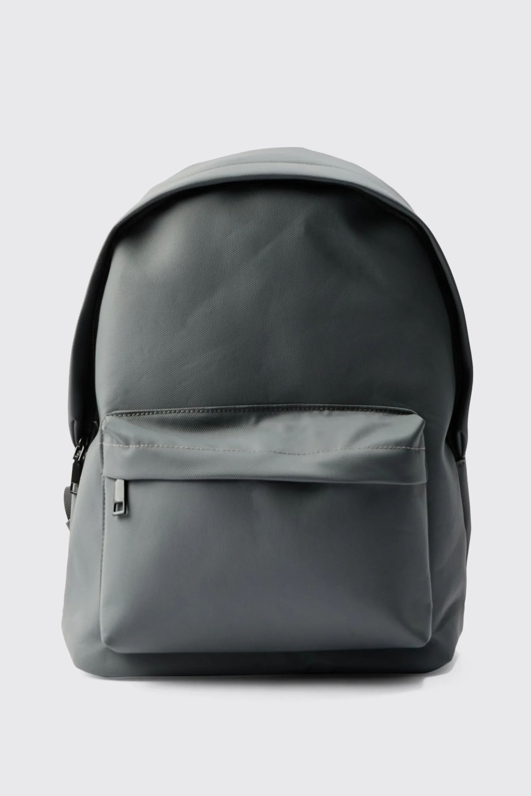 Basic Rucksack In Charcoal | BoohooMAN UK