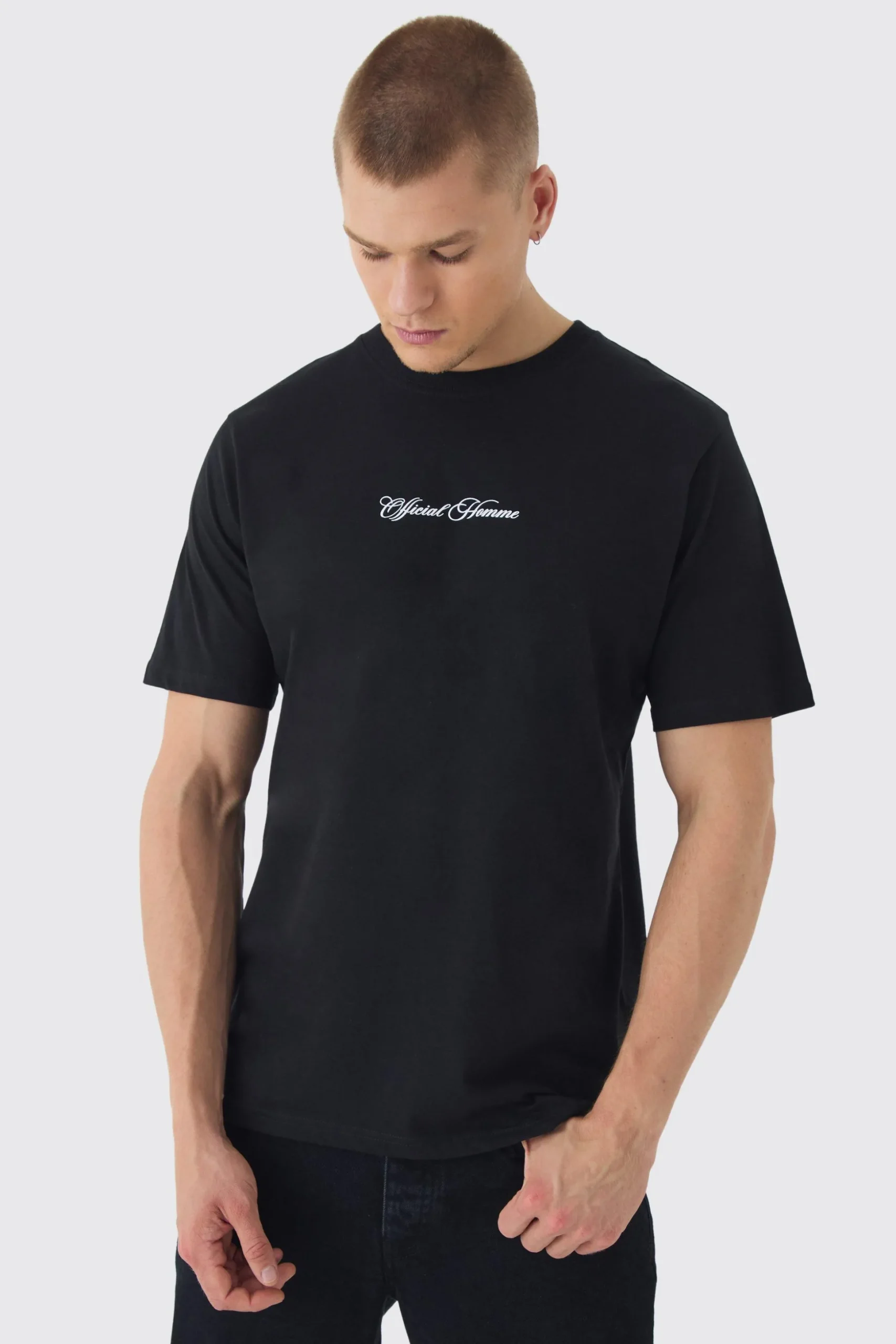 Blossom Back Printed T-Shirt | BoohooMAN UK