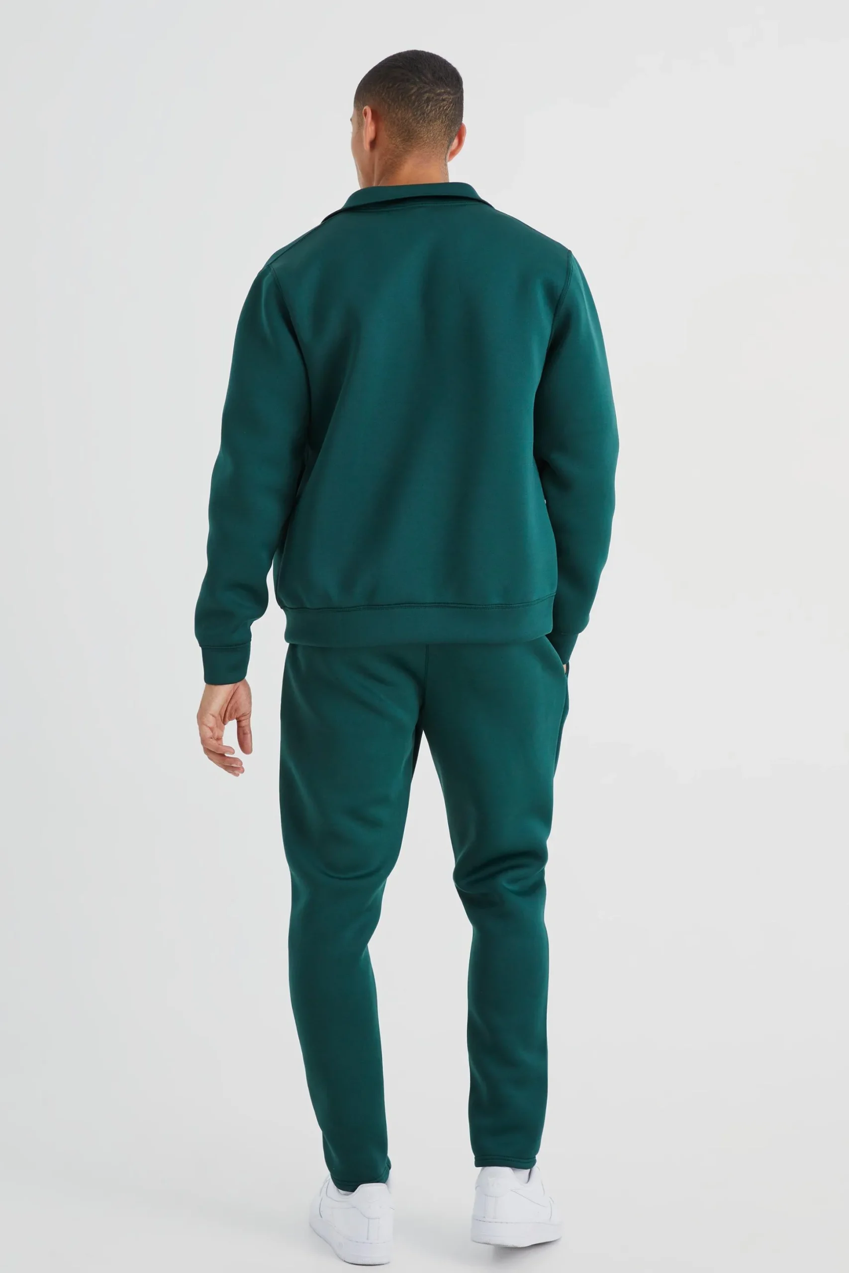 Bonded Scuba Harrington & Jogger | BoohooMAN UK