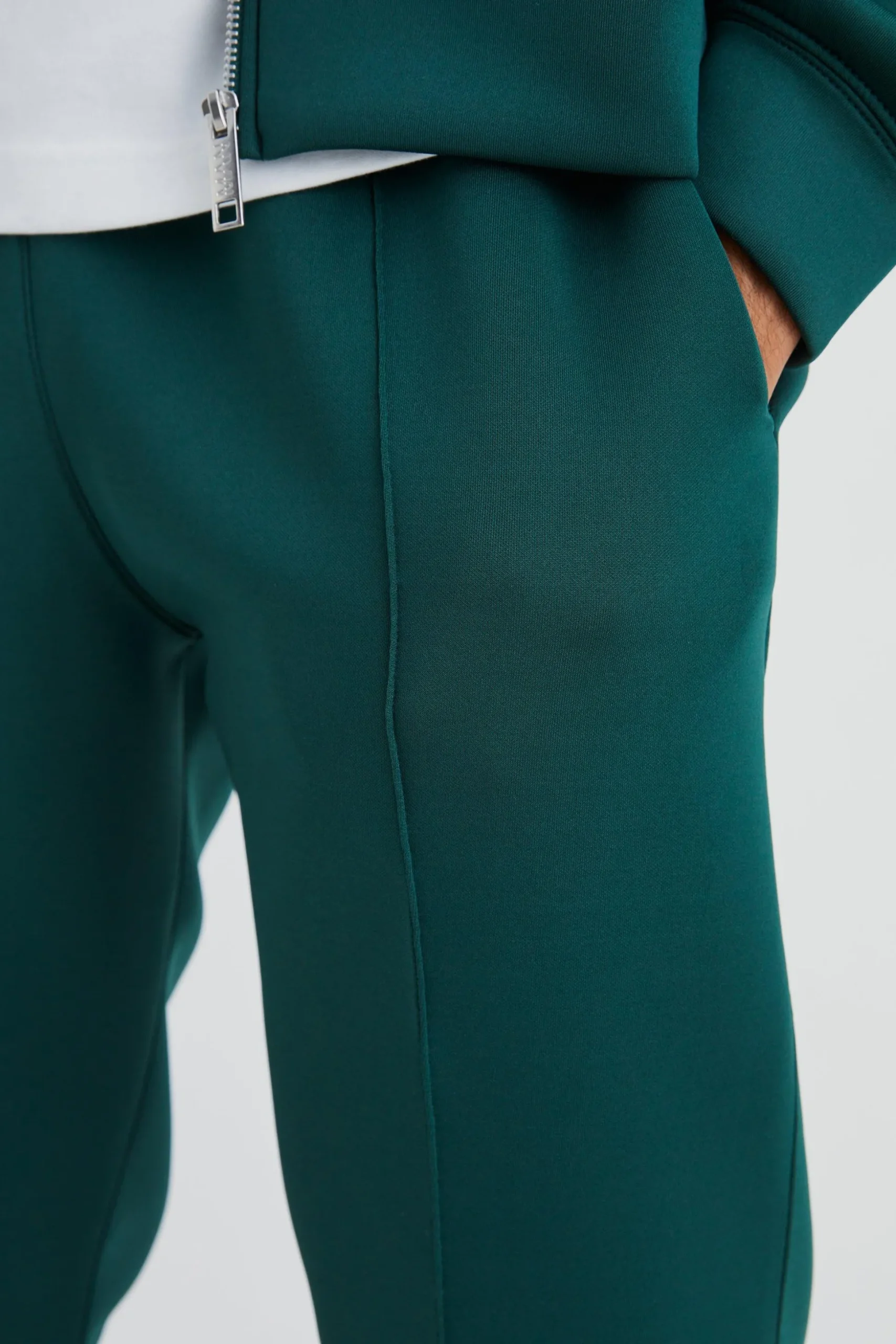 Bonded Scuba Harrington & Jogger | BoohooMAN UK