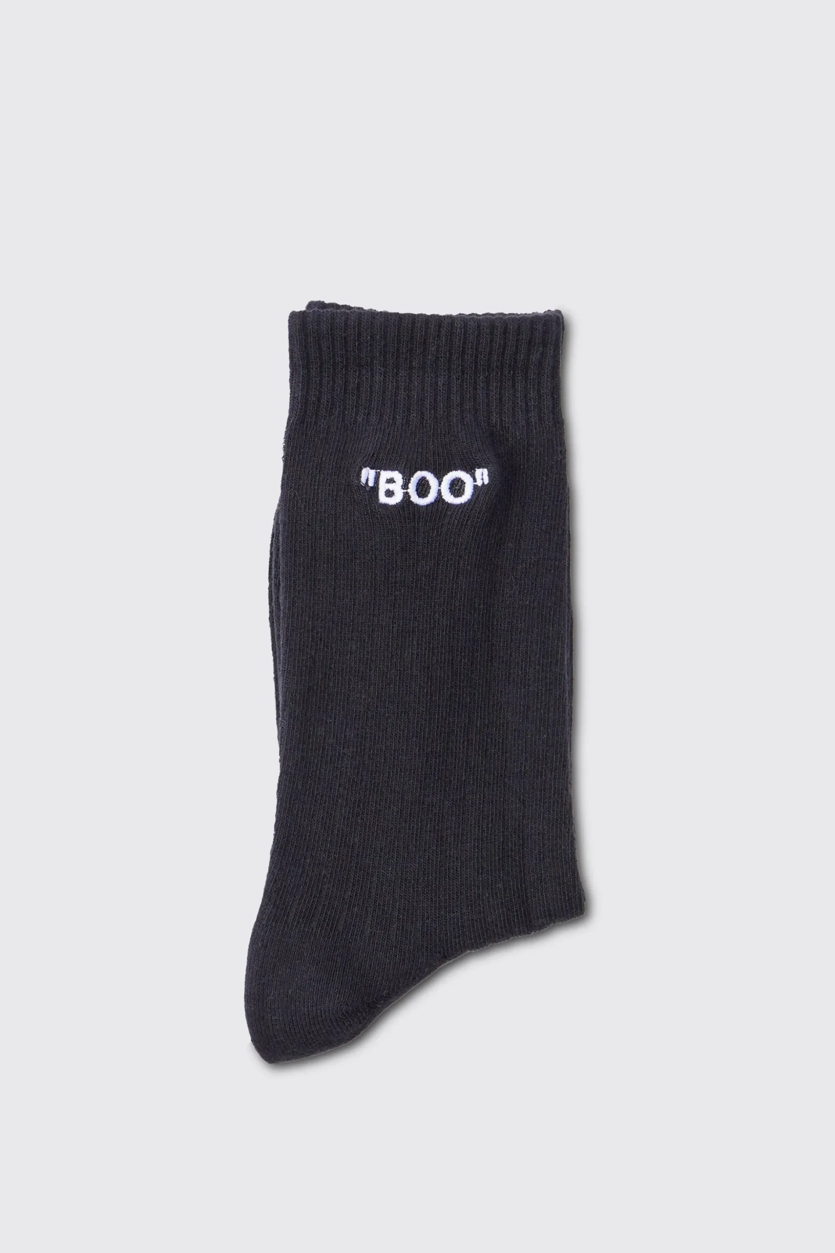 Boo Embroidered Socks | BoohooMAN UK