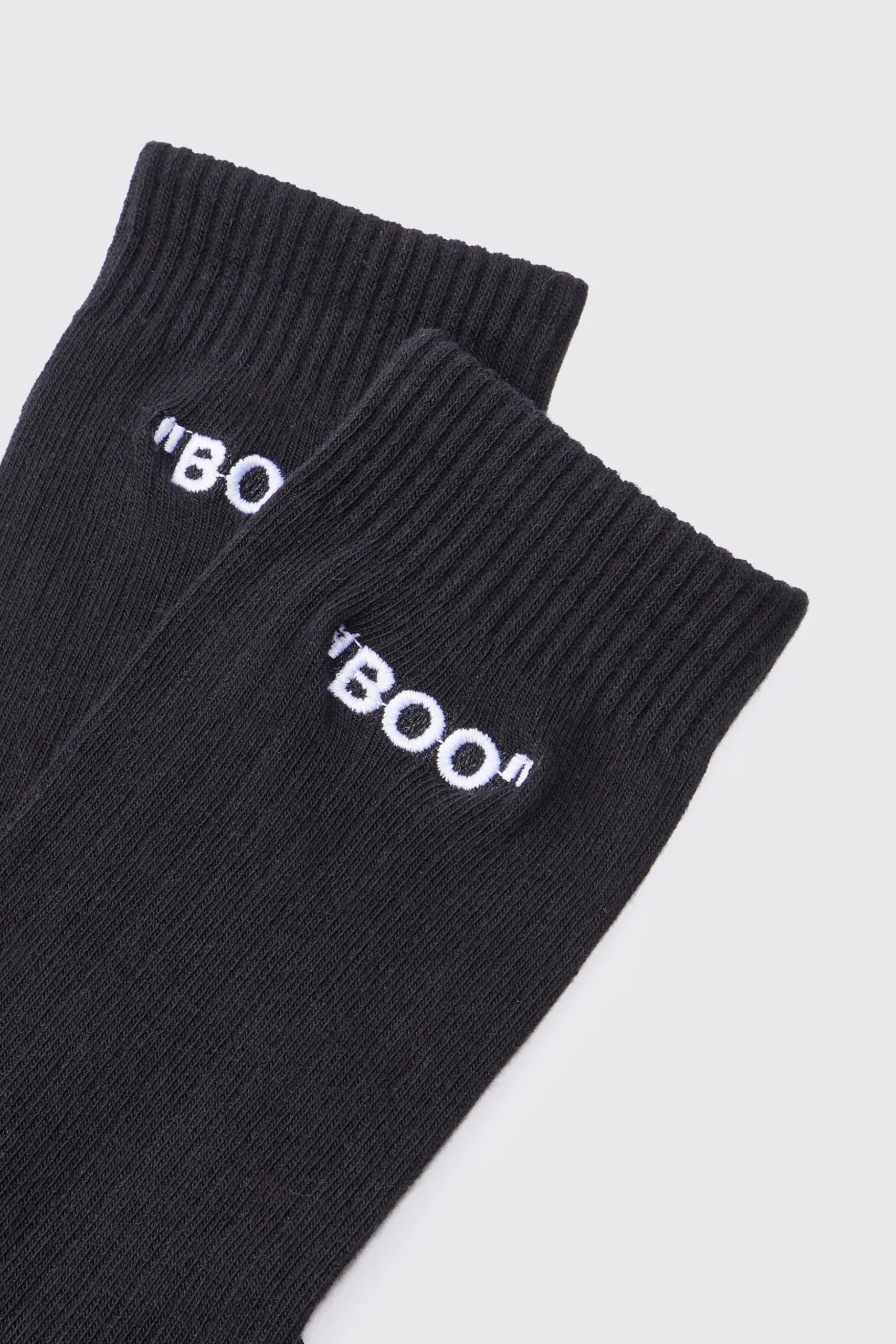 Boo Embroidered Socks | BoohooMAN UK