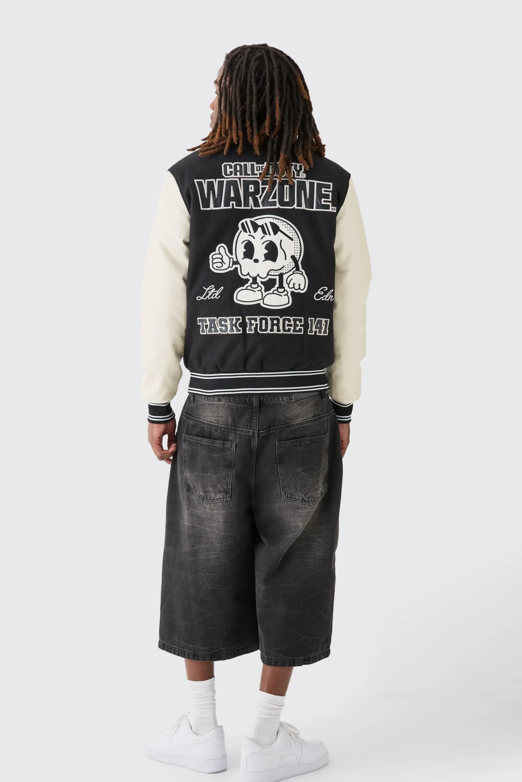 Call Of Duty License Varsity Bomber | BoohooMAN UK