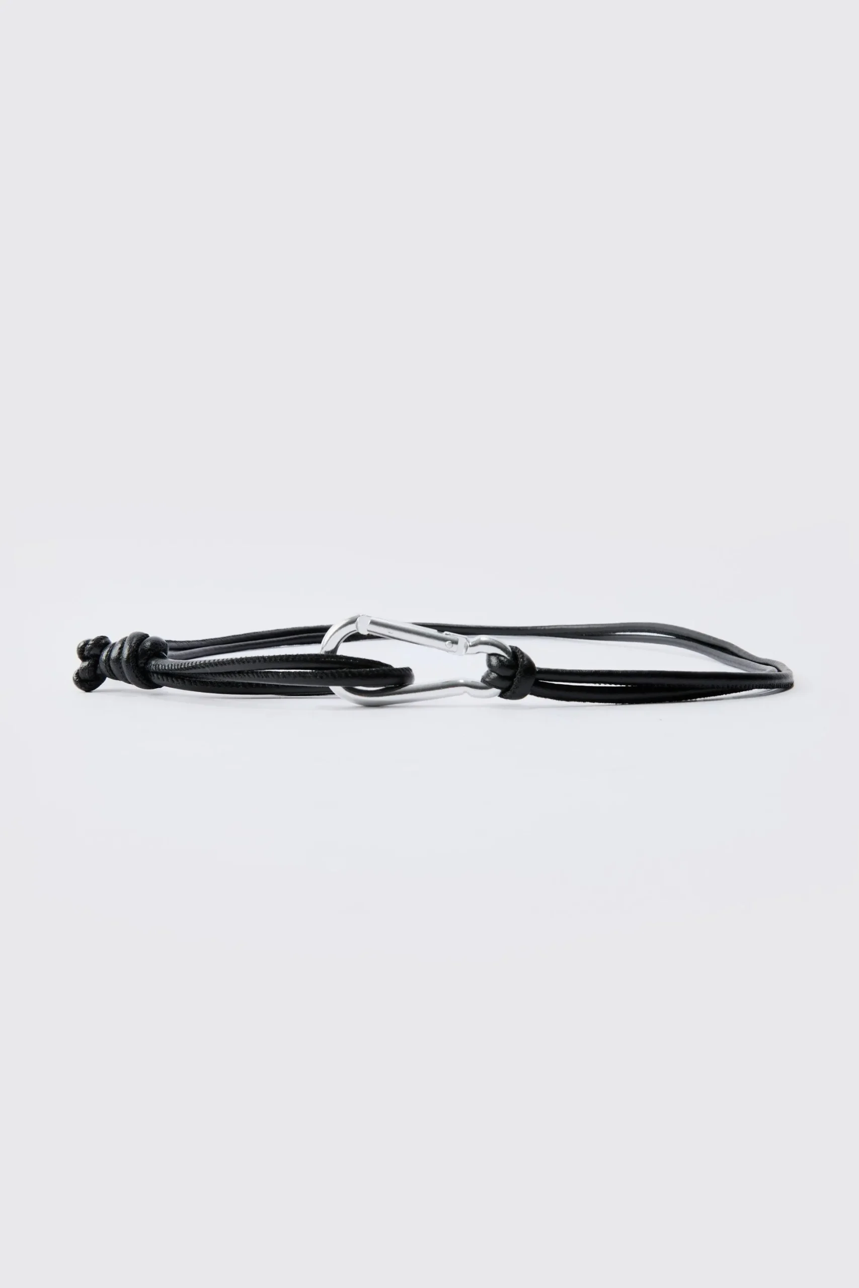 Carabiner Rope Belt | BoohooMAN UK