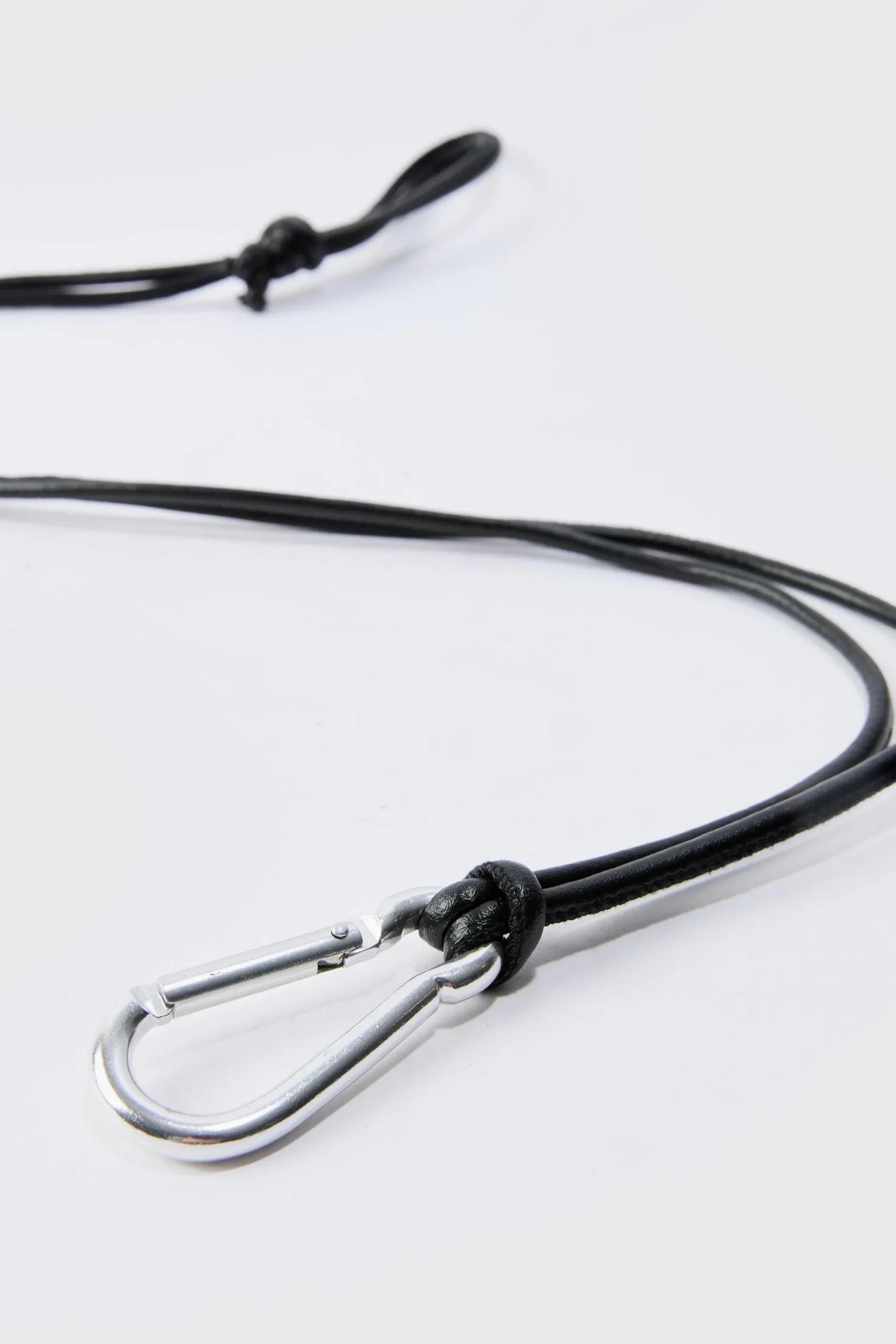 Carabiner Rope Belt | BoohooMAN UK