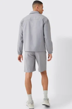 Cargo Pocket Regular Fit Tailored Smart Set | BoohooMAN UK