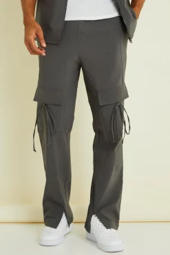 Cargo Shirt & Trouser Set | BoohooMAN UK