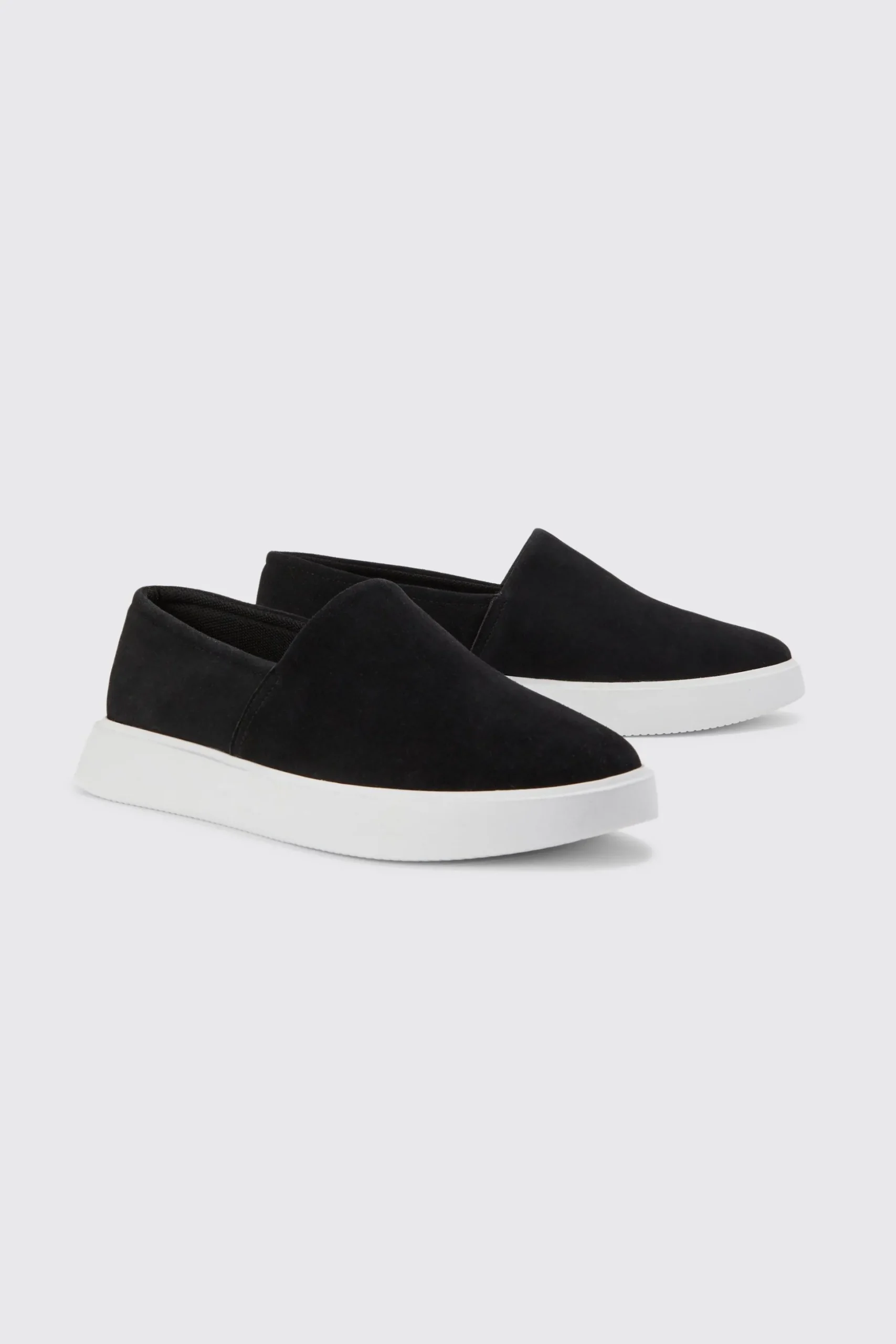 Chunky Faux Suede Loafer | BoohooMAN UK