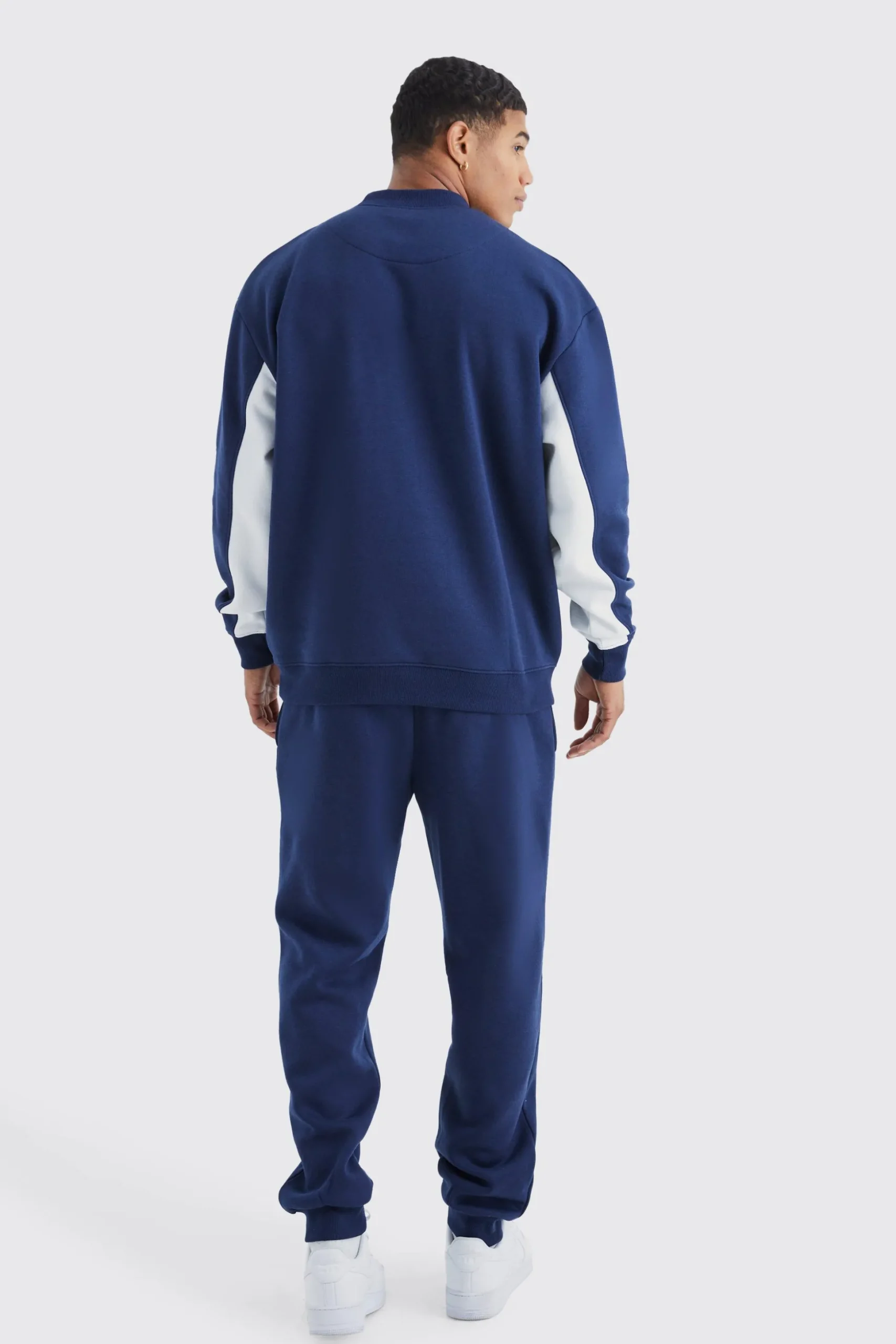 Colour Block Tracksuit | BoohooMAN UK