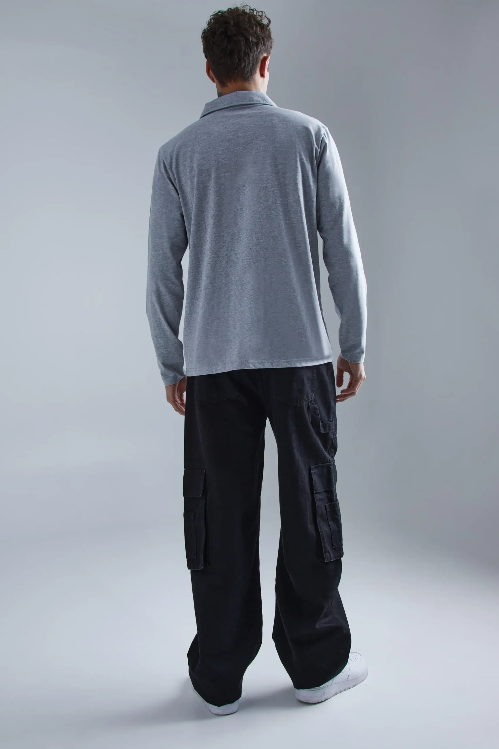 Concealed Placket Jersey Overshirt | BoohooMAN UK