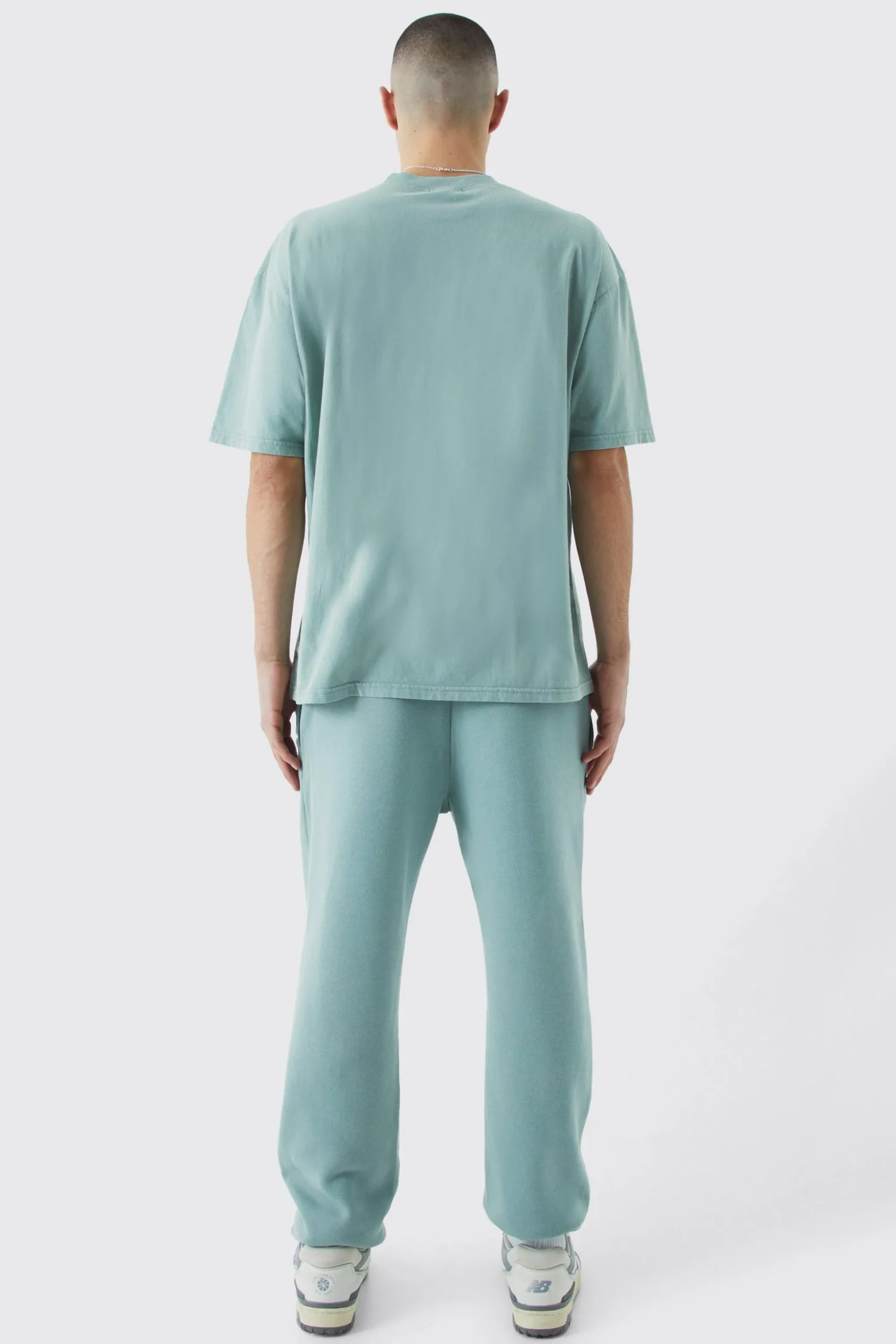 Core Fit Official Washed Jogger | BoohooMAN UK