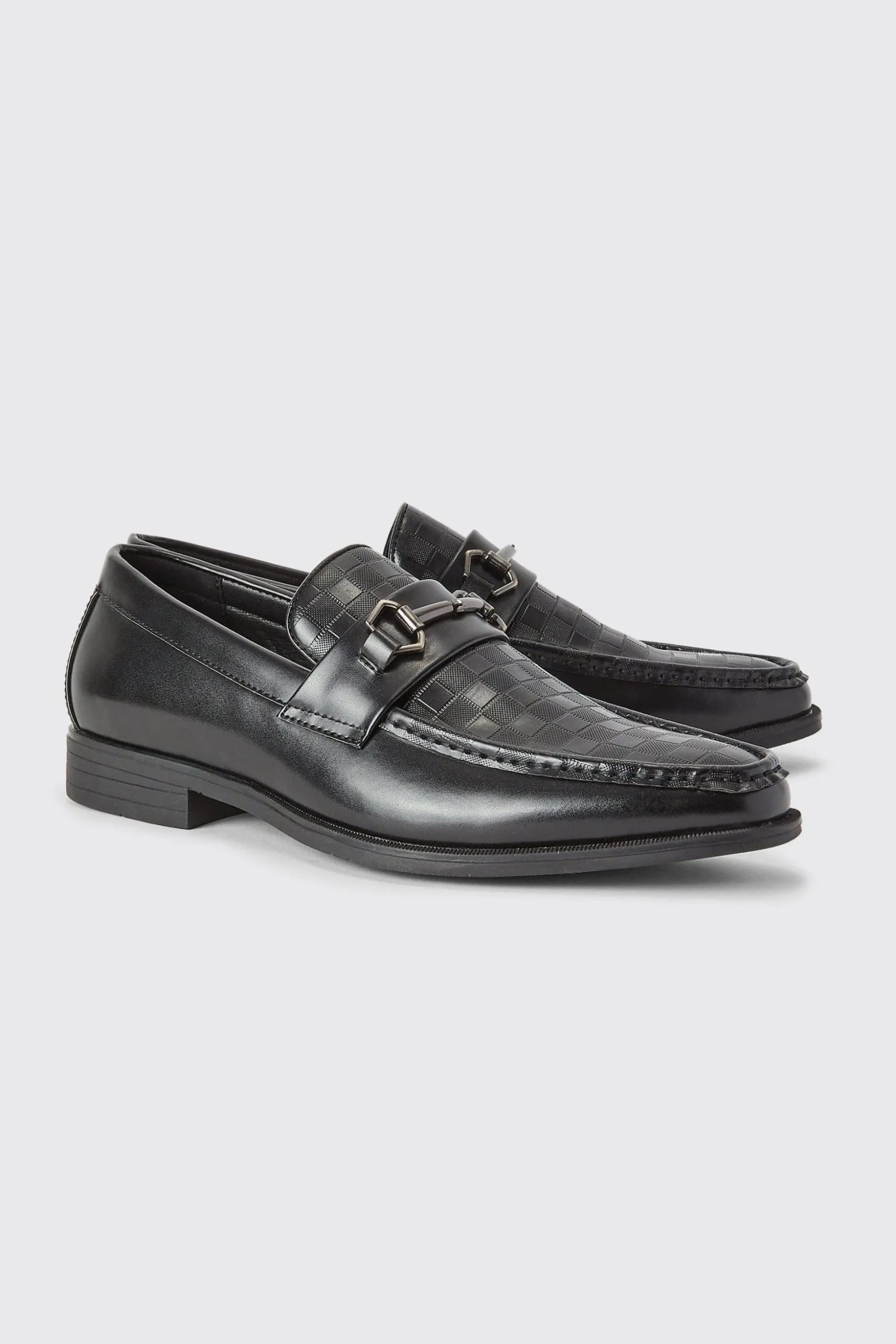 Debossed Snaffle Loafer | BoohooMAN UK