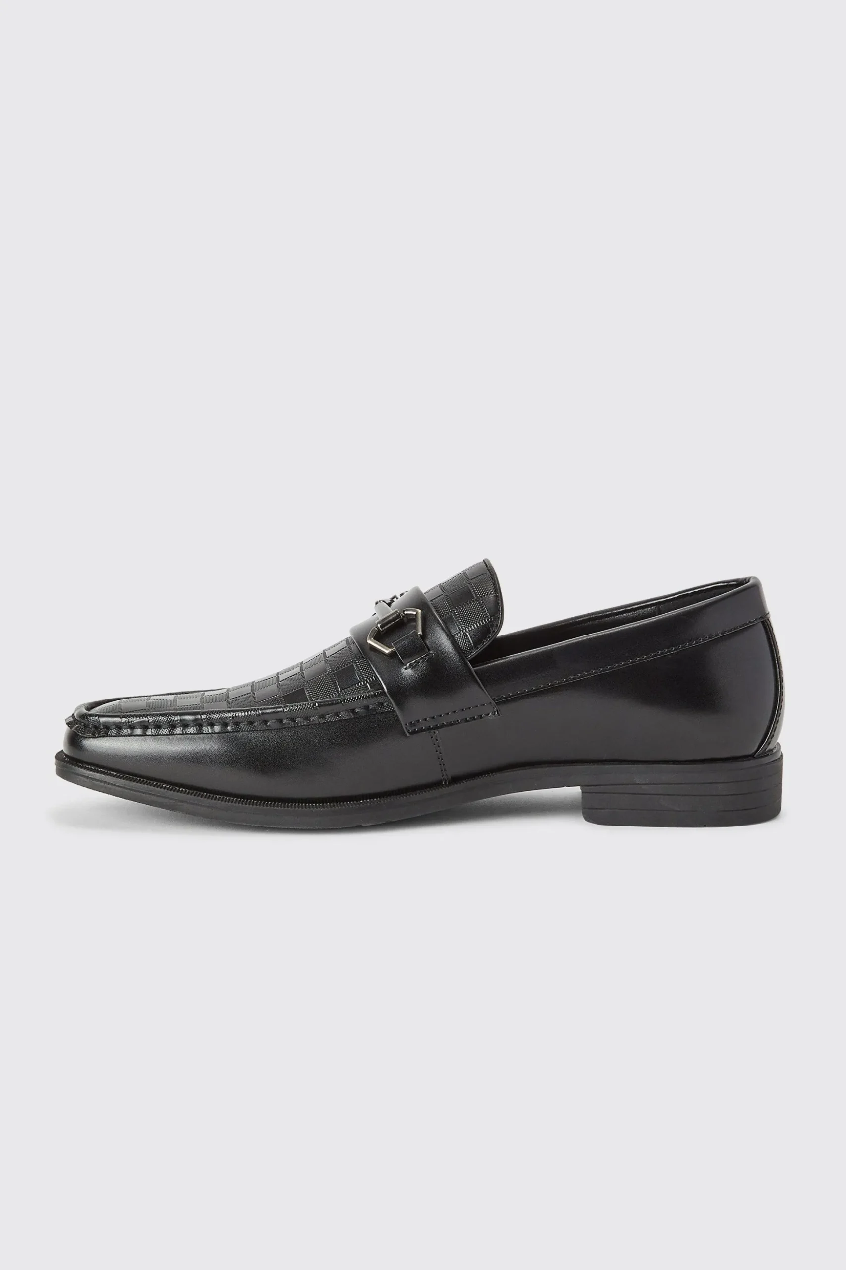 Debossed Snaffle Loafer | BoohooMAN UK