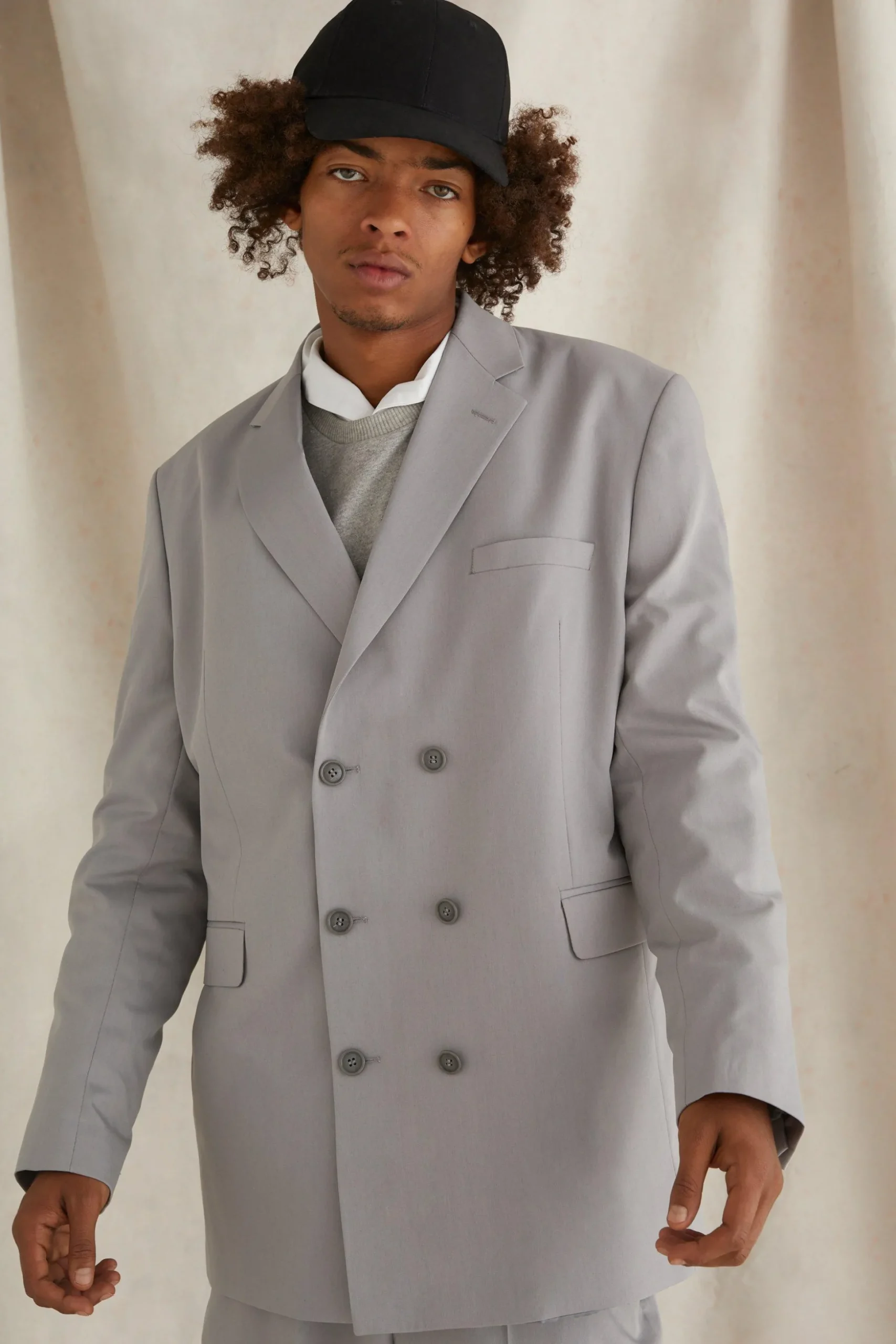 Double Breasted Oversized Blazer | BoohooMAN UK