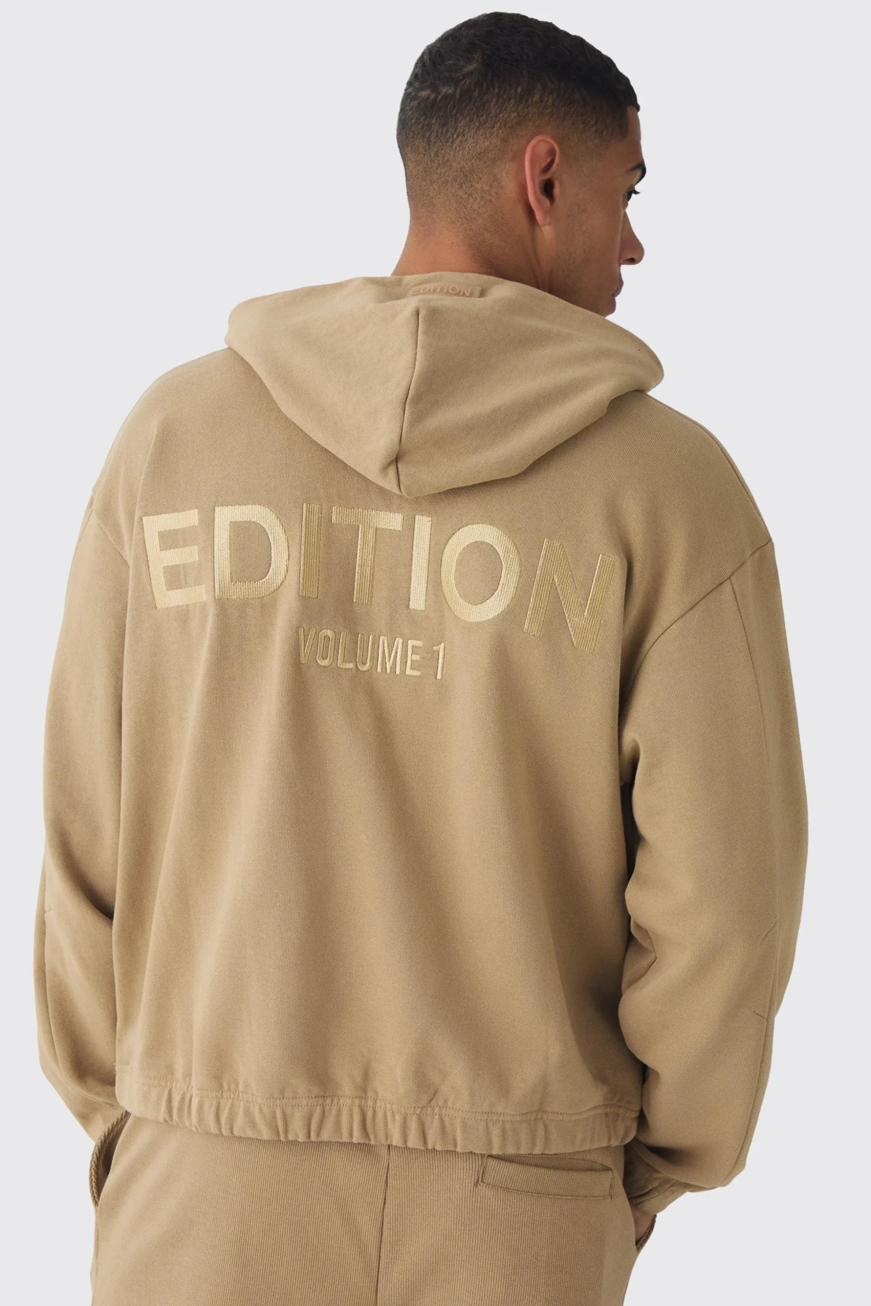 EDITION Oversized Boxy Heavyweight Hoodie | BoohooMAN UK