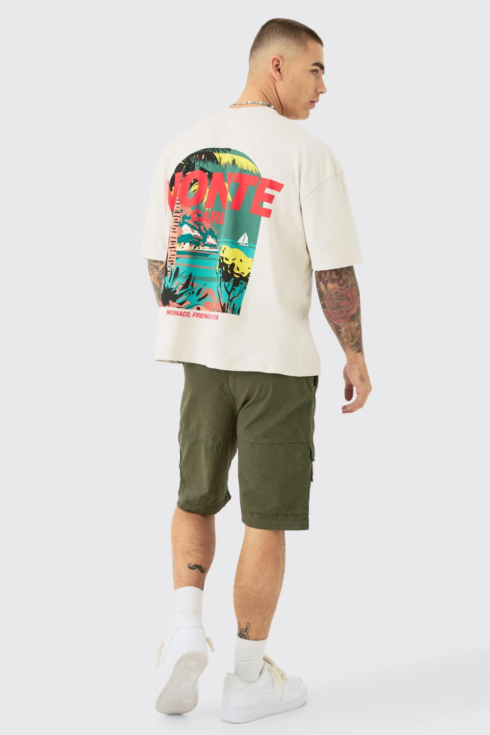 Elasticated Waist Ripstop Bungee Cargo Short | BoohooMAN UK