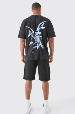 Elasticated Waist Ripstop Bungee Cargo Short | BoohooMAN UK