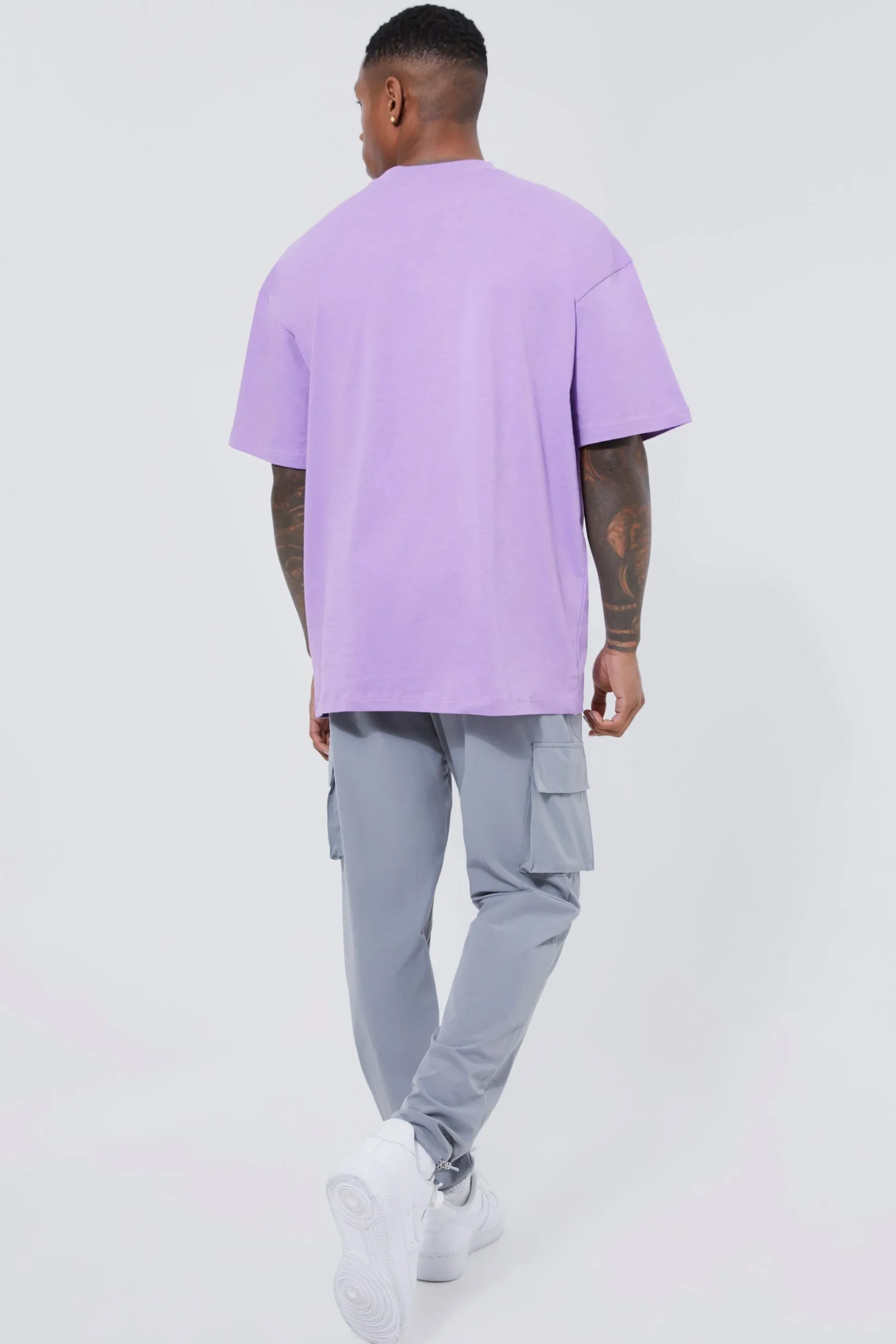 Elasticated Waist Technical Stretch Golf Skinny Cargo Trouser | BoohooMAN UK