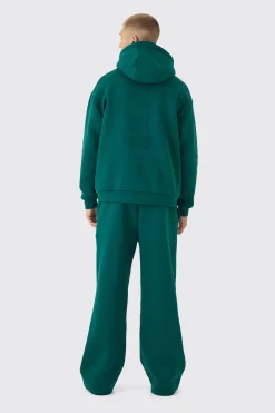 Embossed Worldwide Wide Leg Jogger | BoohooMAN UK
