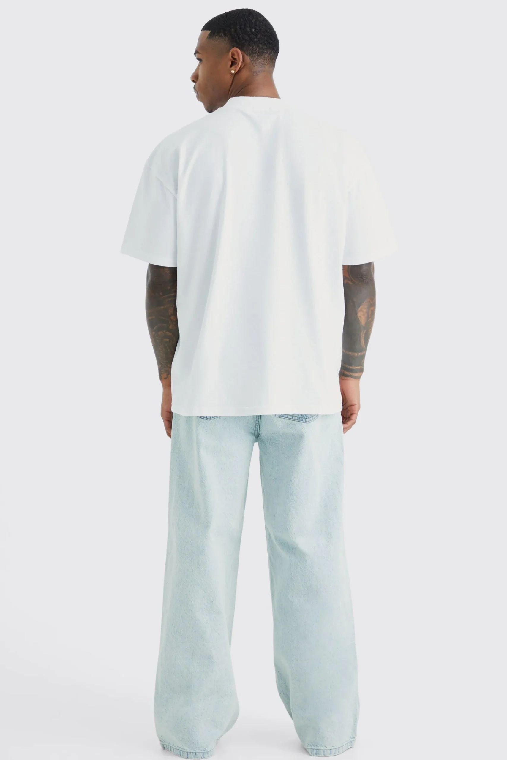 Extreme Baggy Rigid Jeans | BoohooMAN UK
