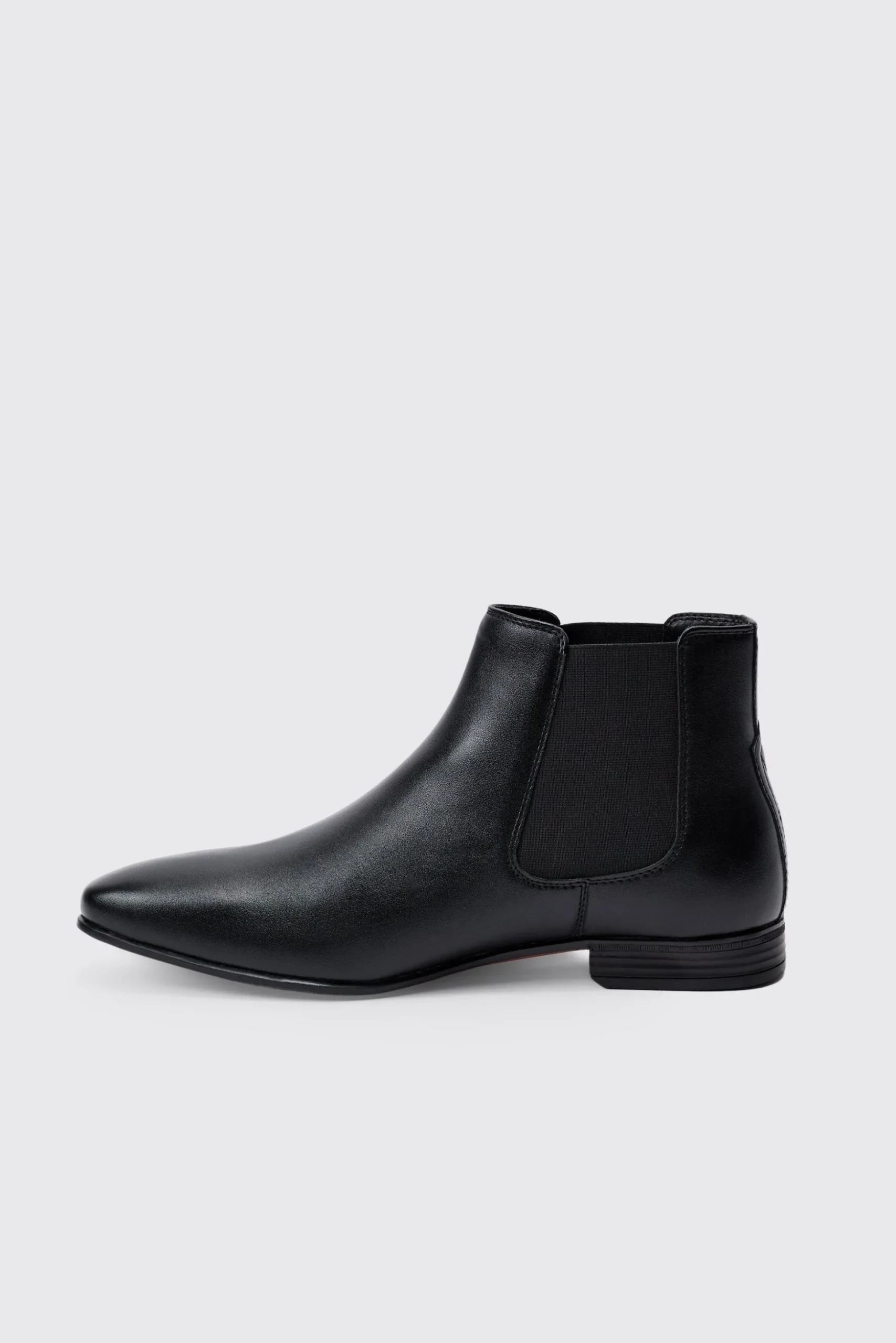 Faux Leather Chelsea Boot | BoohooMAN UK