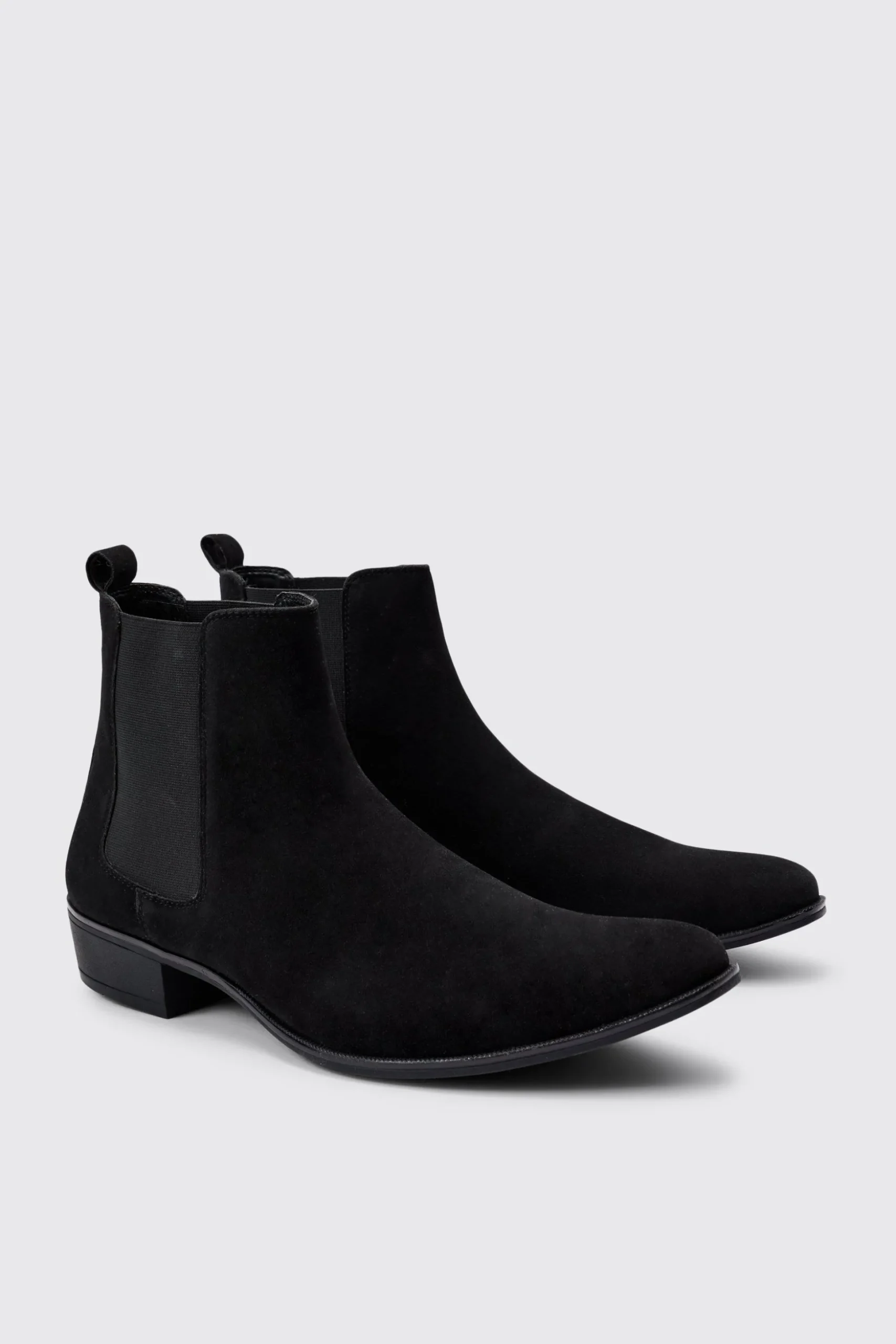 Faux Suede Cuban Boot | BoohooMAN UK