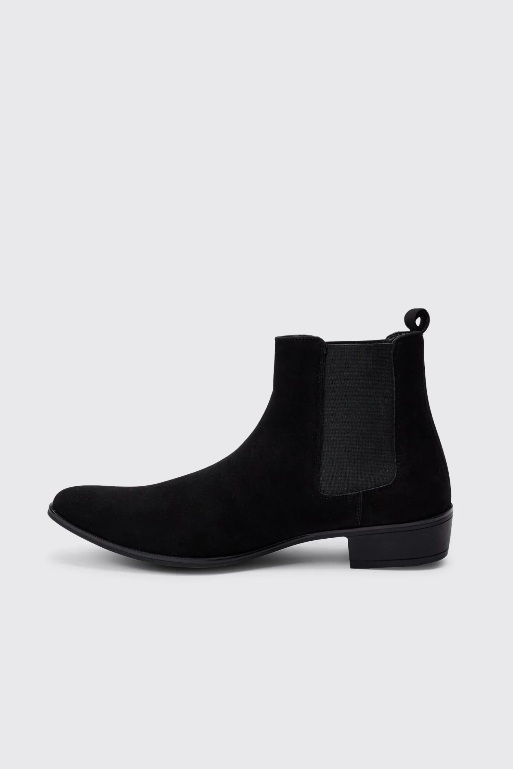 Faux Suede Cuban Boot | BoohooMAN UK