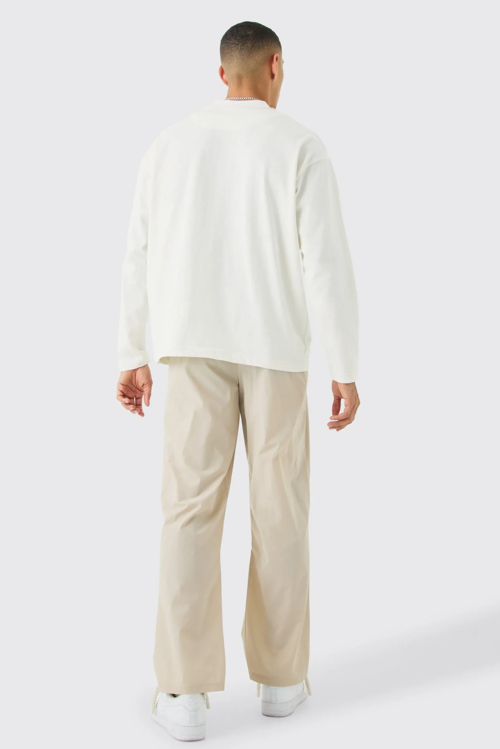 Fixed Waist Relaxed Multi Pocket Cargos | BoohooMAN UK