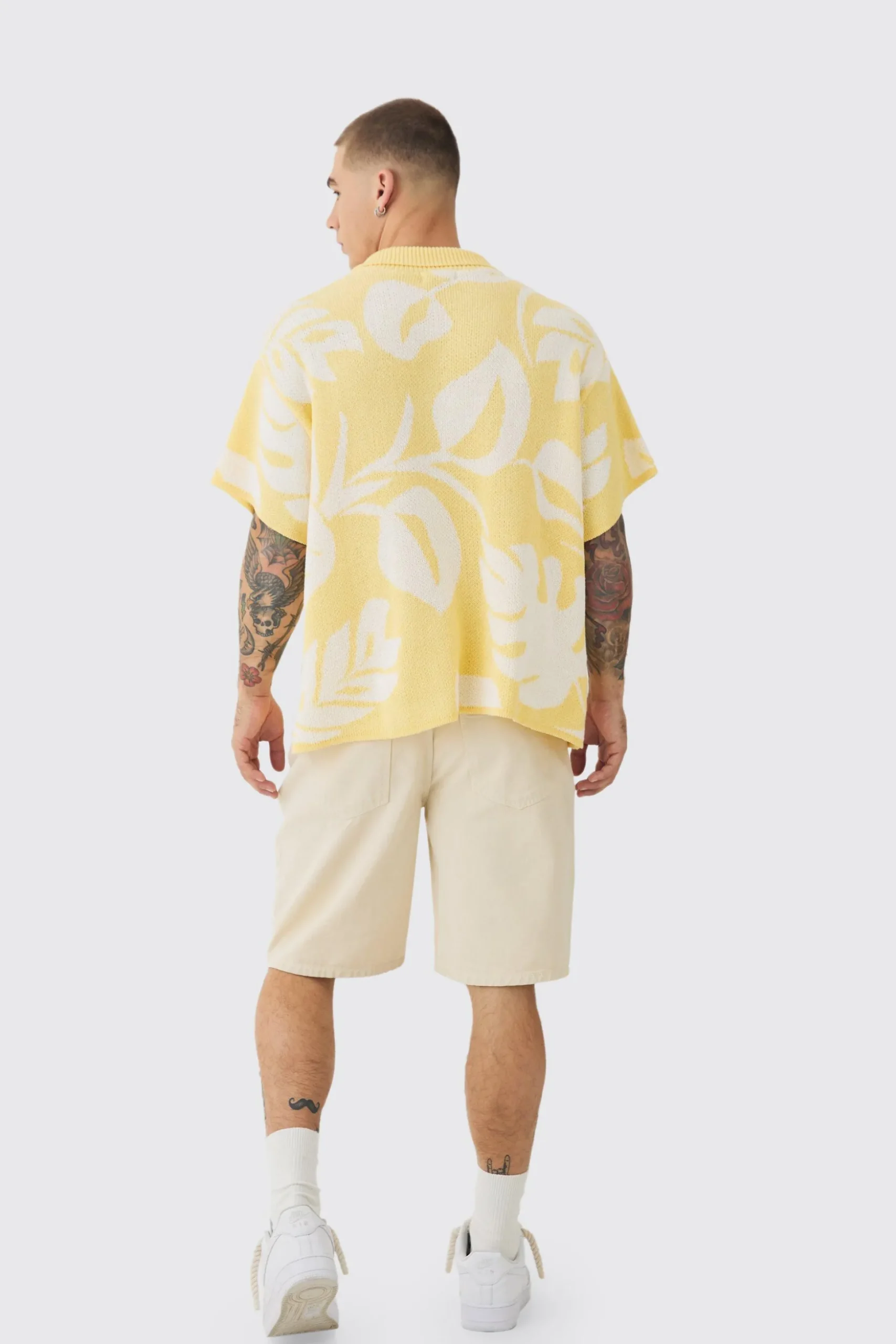 Fixed Waist Relaxed Pintuck Shorts | BoohooMAN UK