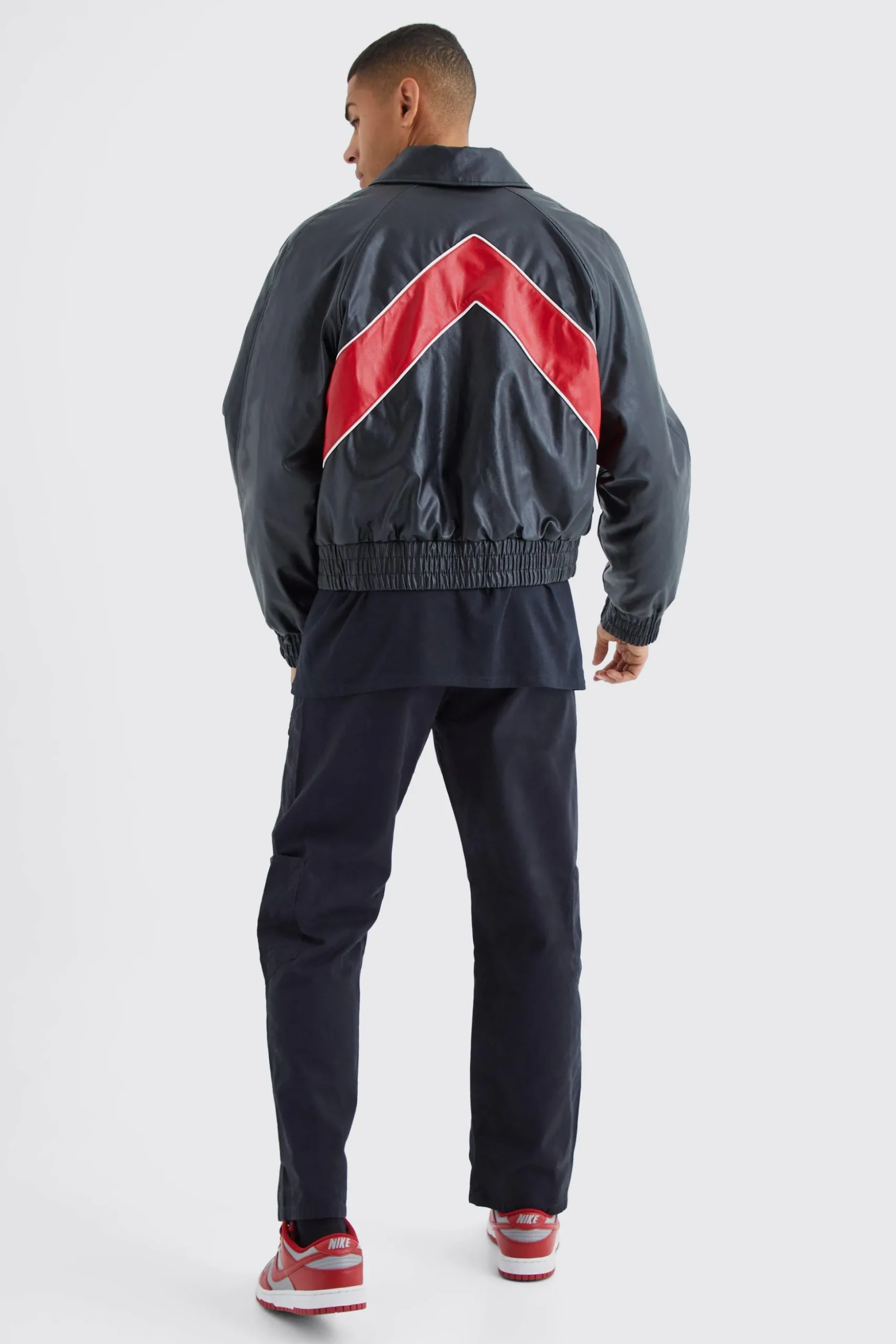 Fixed Waist Relaxed Washed Carpenter Cargo | BoohooMAN UK
