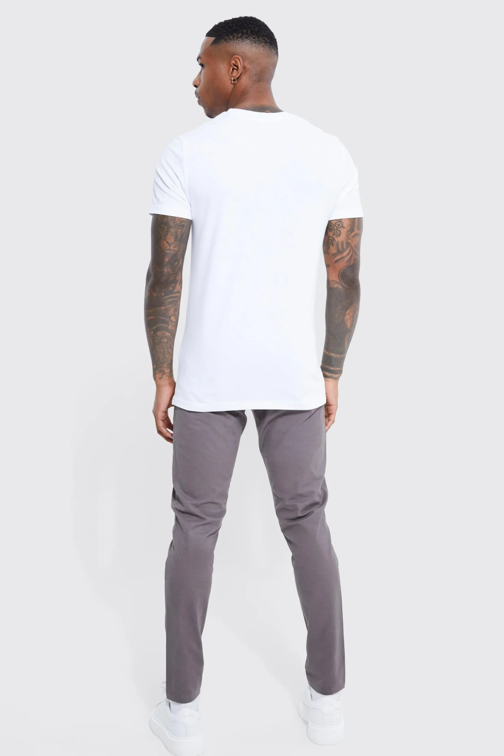 Fixed Waist Skinny Chino | BoohooMAN UK