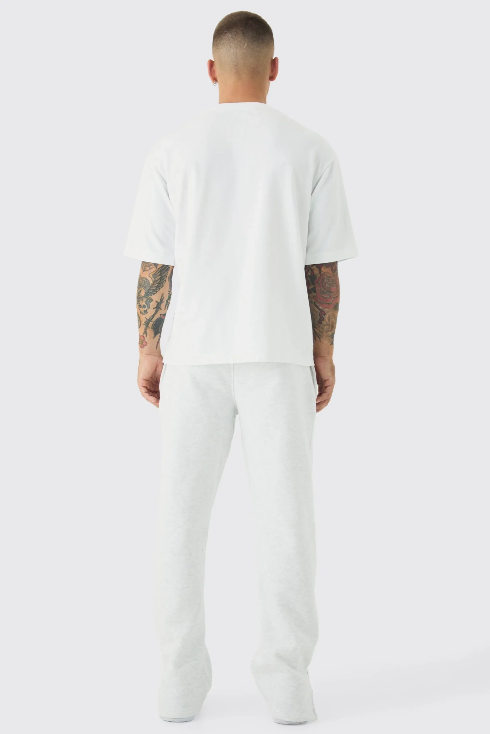 330GSM Split Hem Jogger | BoohooMAN UK
