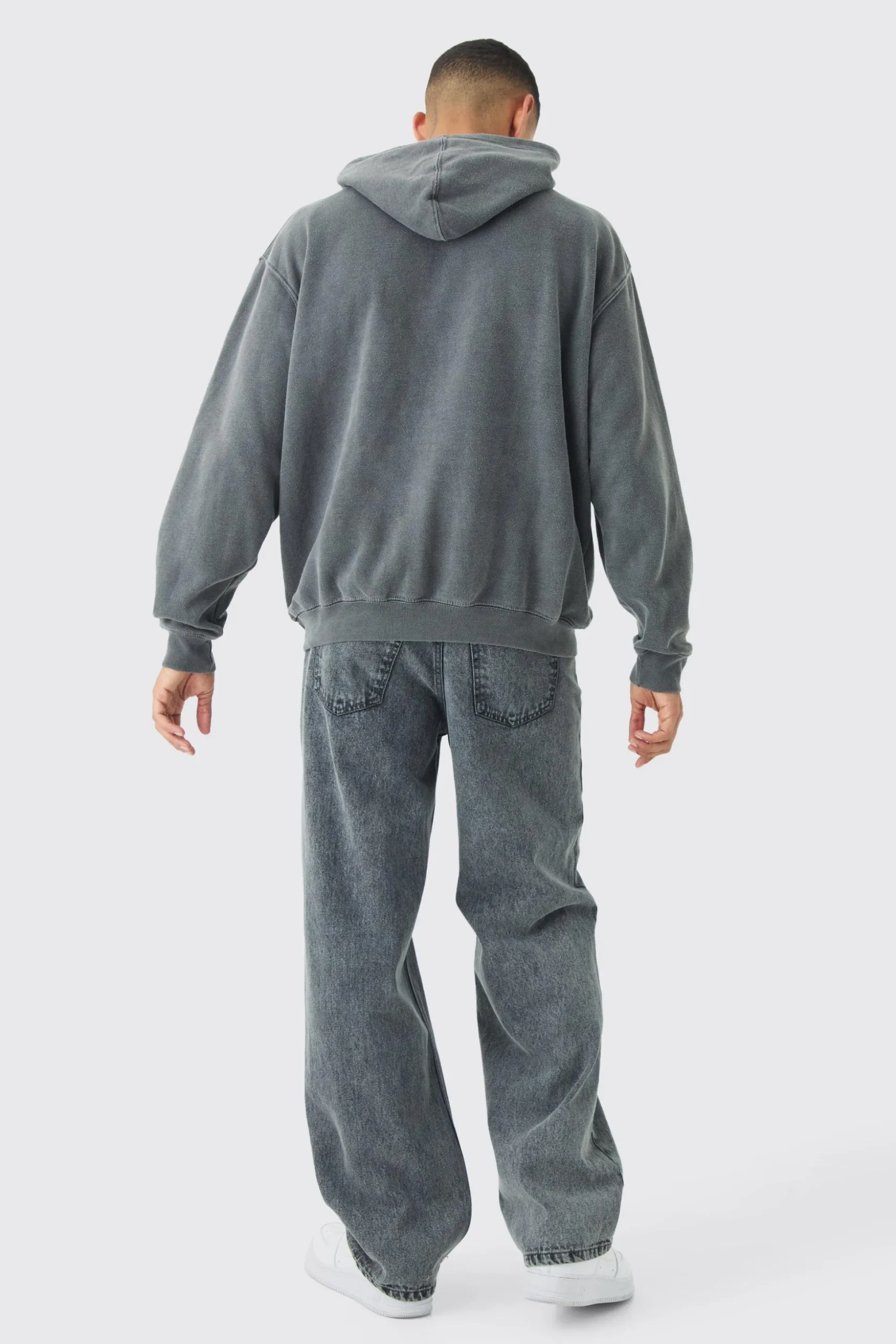 Homme Print Hoodie | BoohooMAN UK