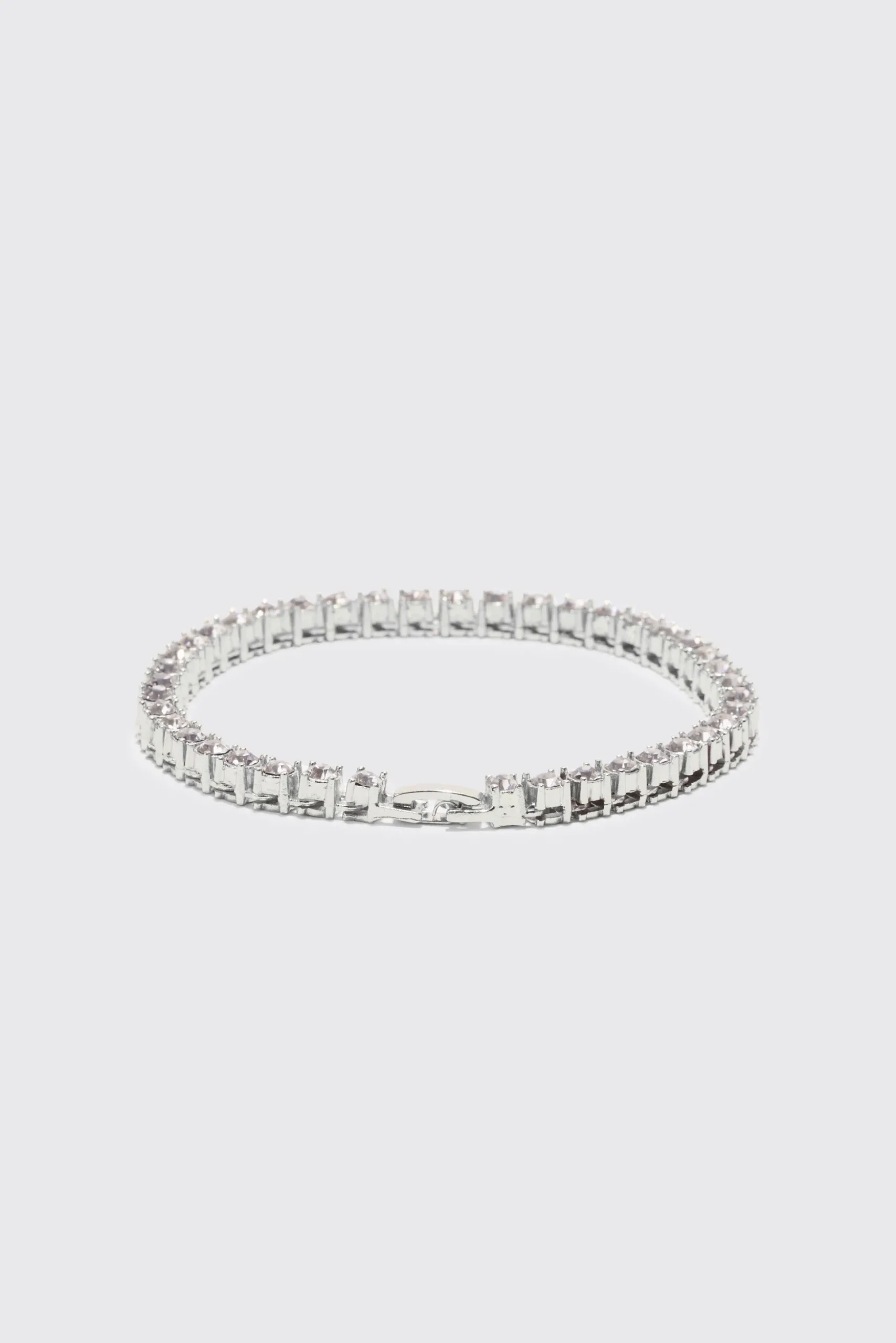 Iced Tennis Chain Bracelet | BoohooMAN UK