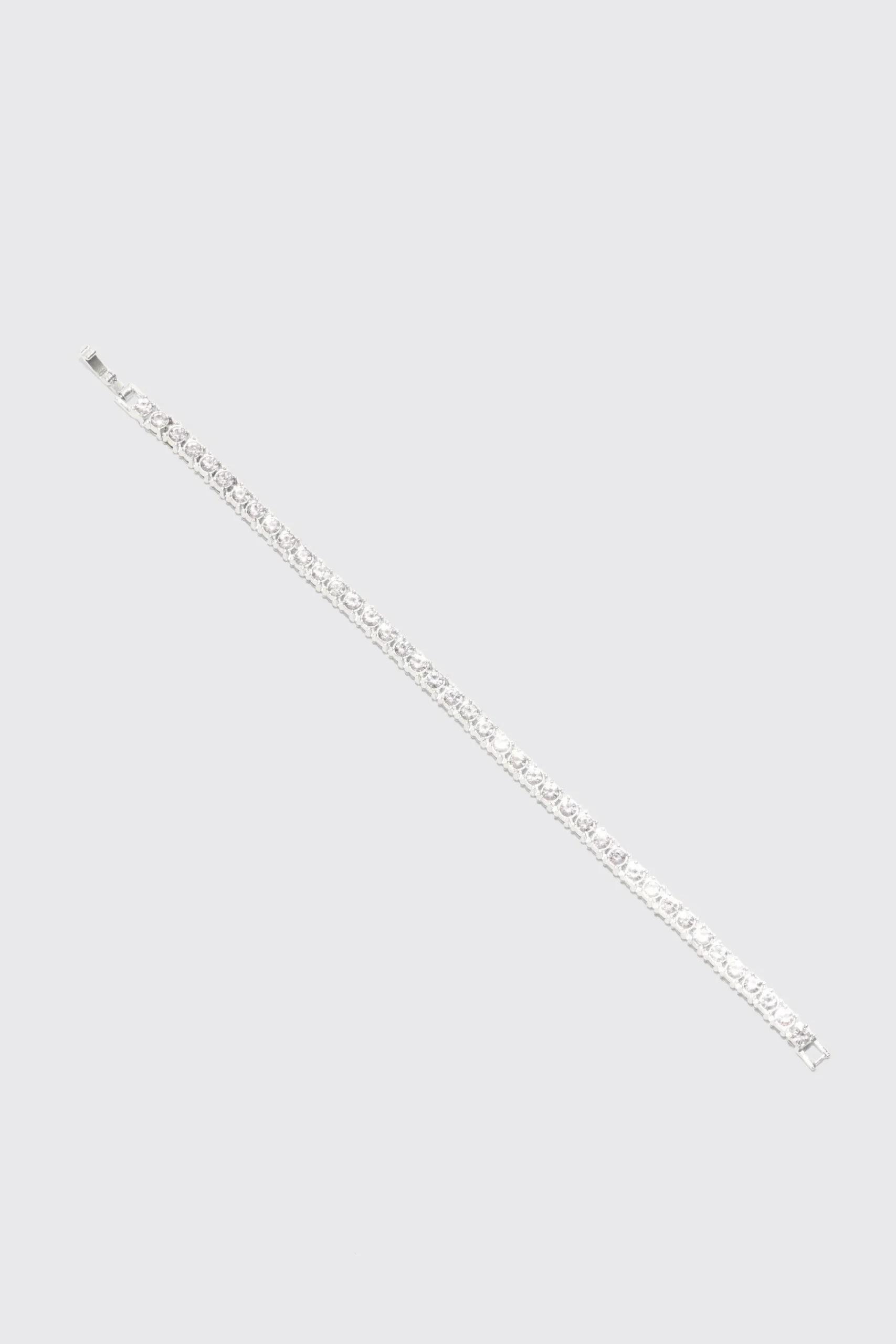 Iced Tennis Chain Bracelet | BoohooMAN UK